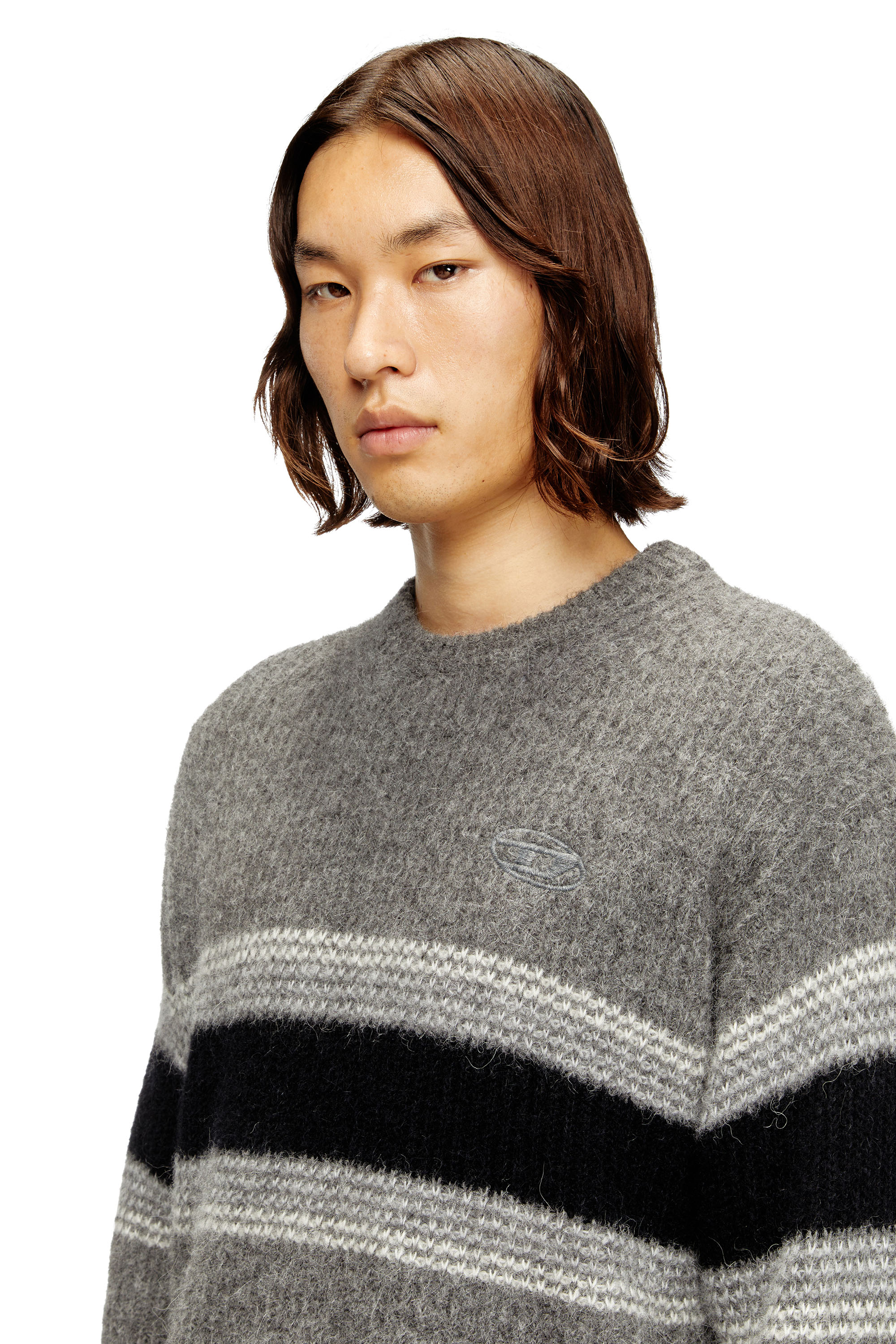 Diesel - K-SOREN, Maglia a righe in misto alpaca Uomo in Multicolor - 5