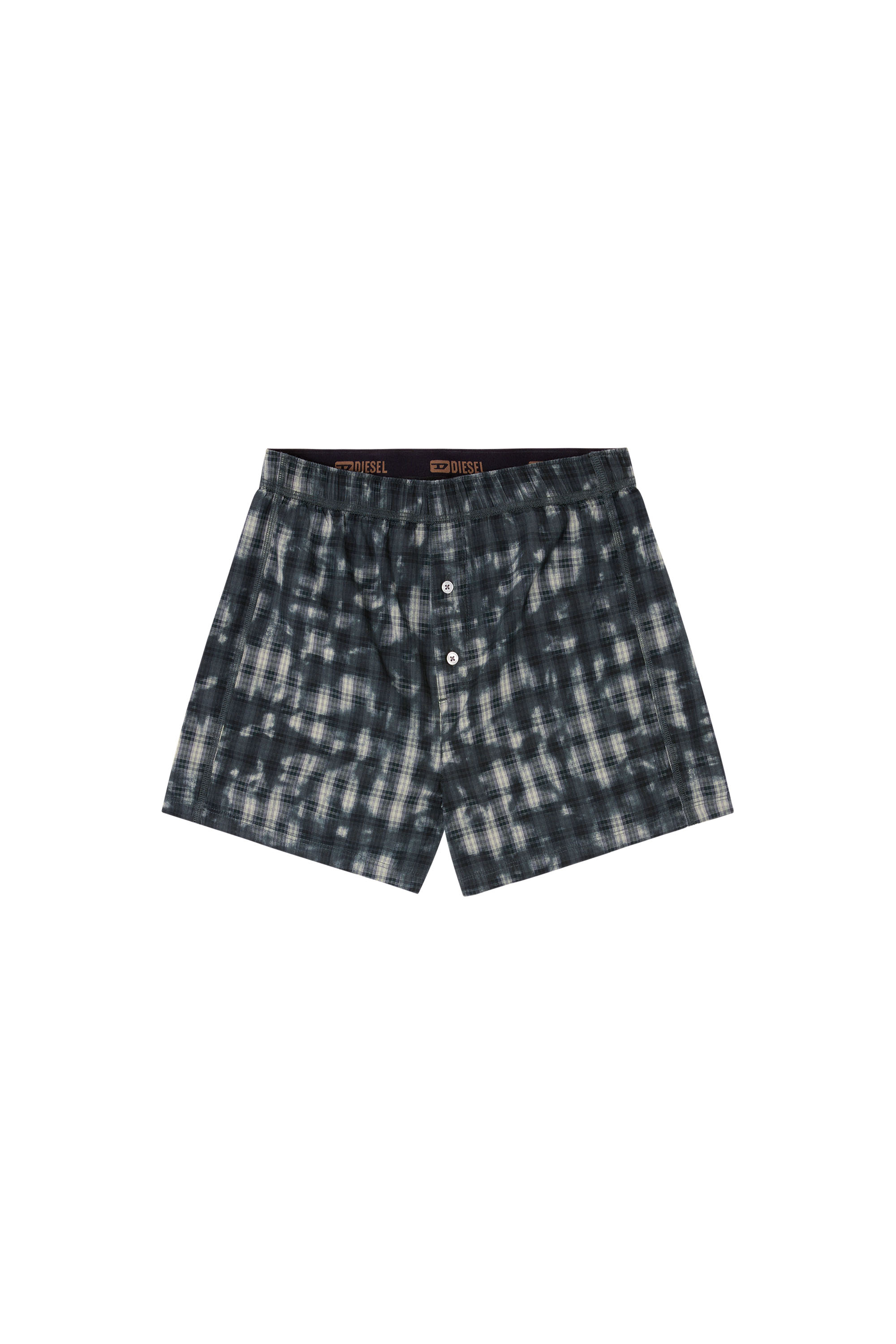 Diesel - STARK-UTLT, Boxers avec imprimé à carreaux Mixte in Vert - 3