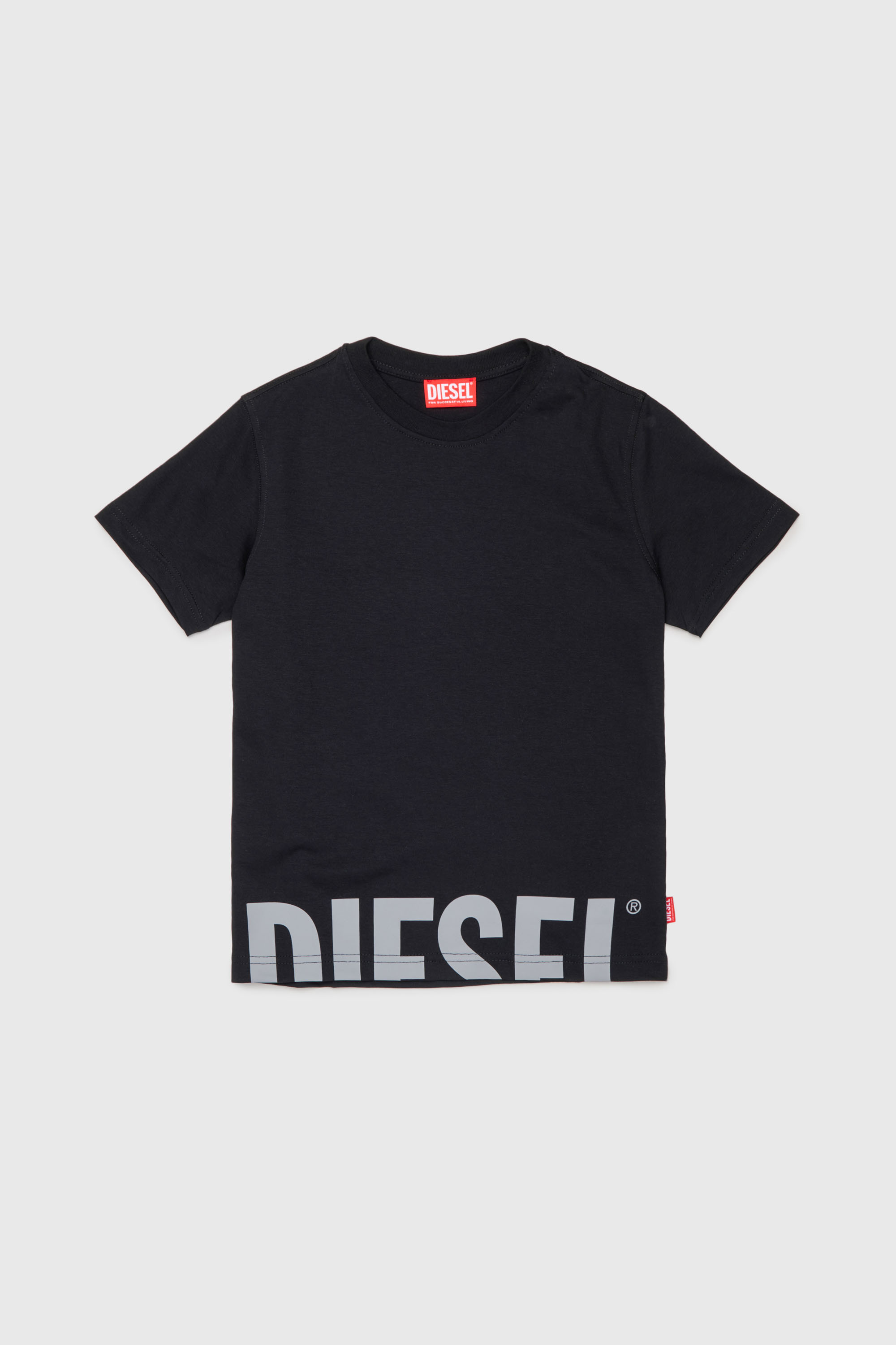 Diesel - TPRES, T-shirt con logo cut-off Uomo in ToBeDefined - 1