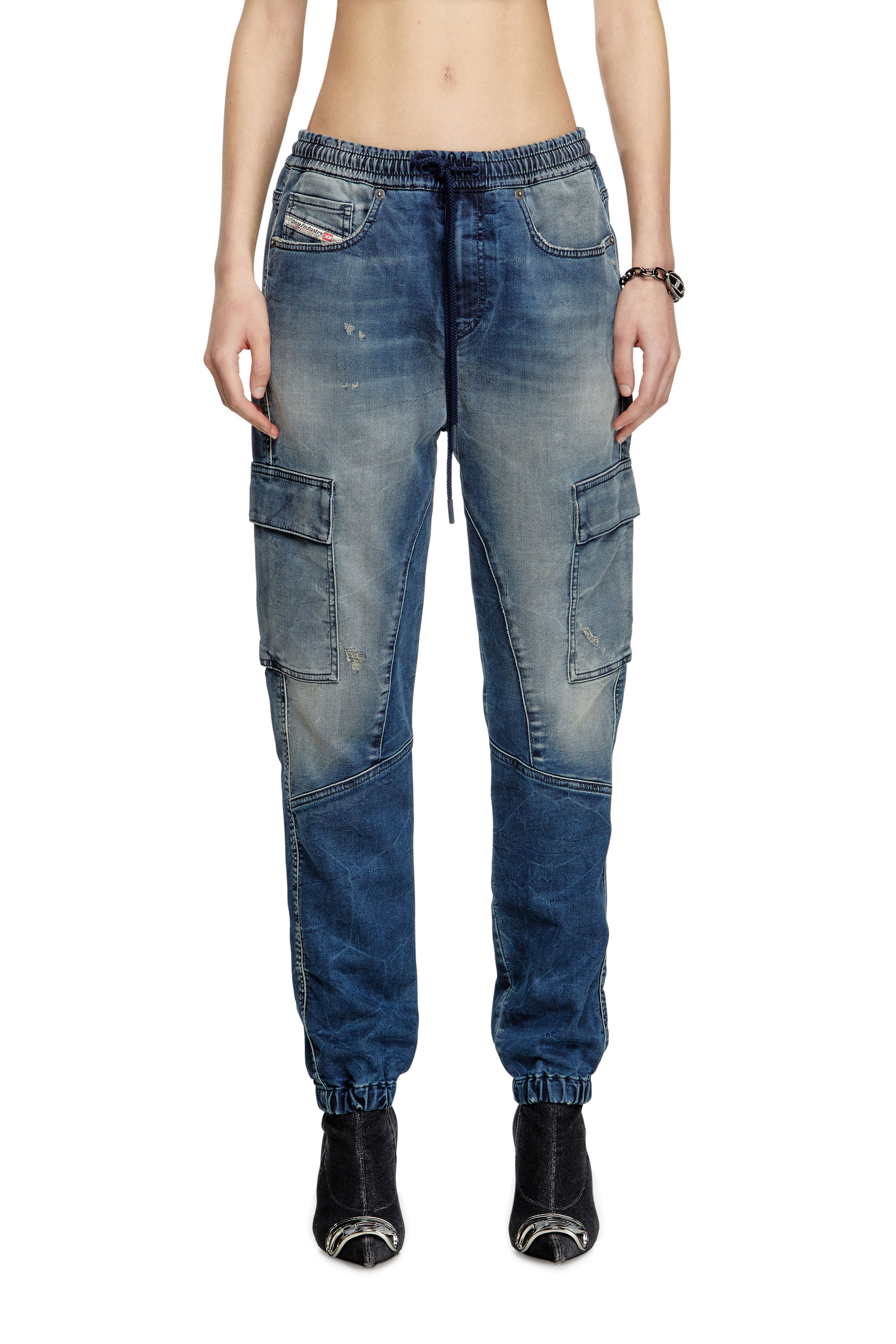 Diesel - Regular 2051 D-Ursy Joggjeans&reg; 068PI Donna, Blu medio - Image 3