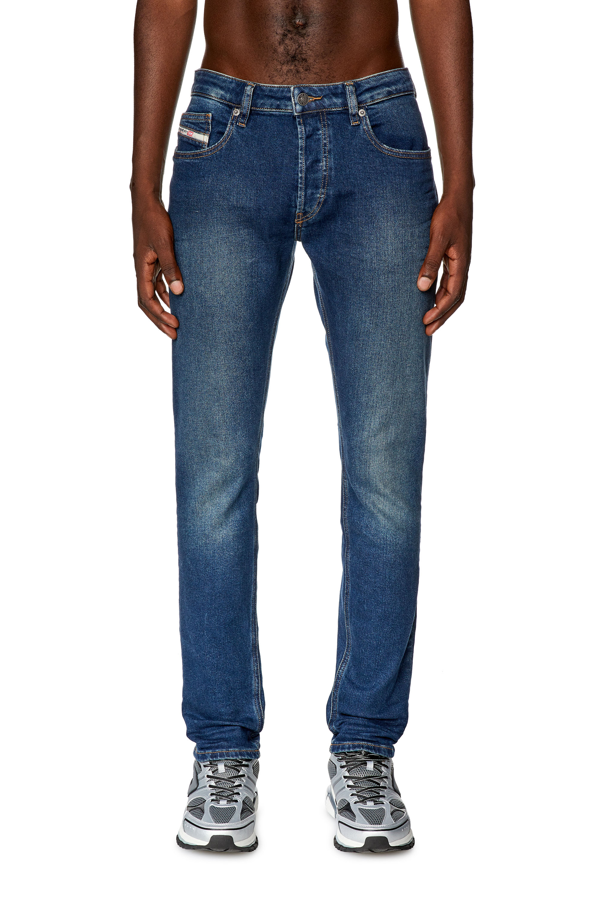 Diesel - Slim Jeans D-Luster 0EKAV, Blu Scuro - Image 2