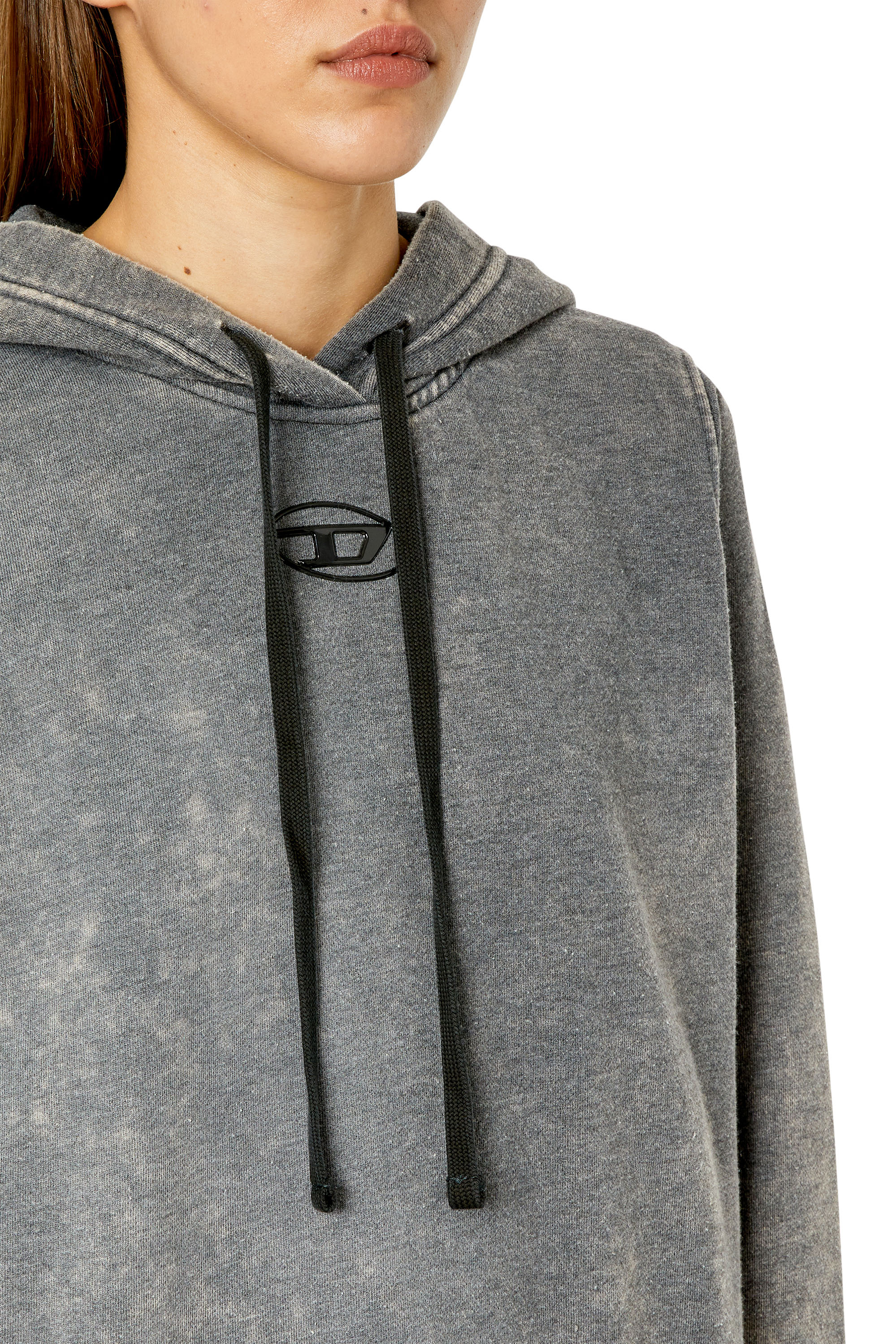Diesel - F-REGGY-HOOD-G2, Grigio scuro - Image 3