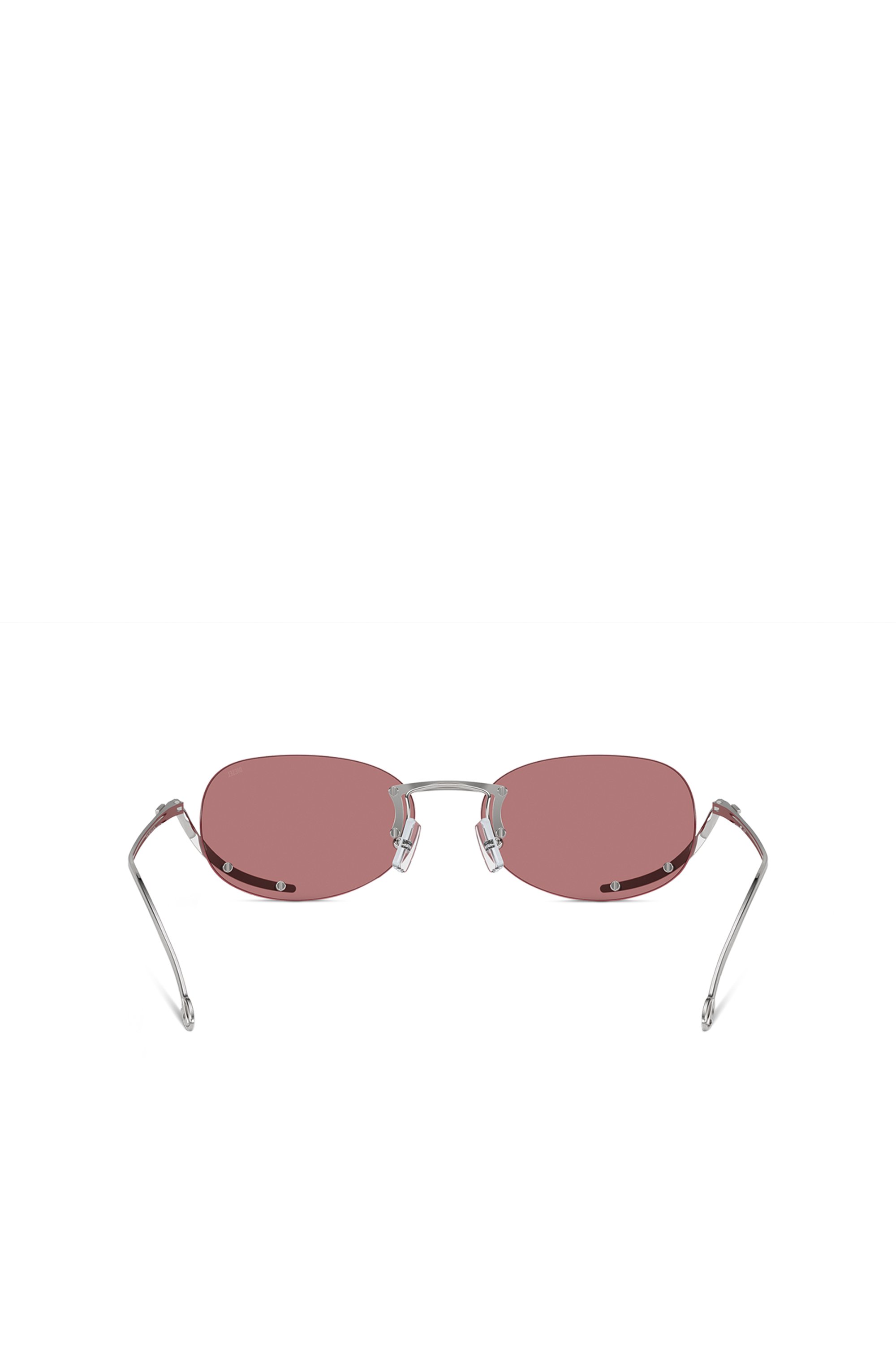 Diesel - 0DL1004, Lunettes de soleil ovales Mixte in Rose - 3