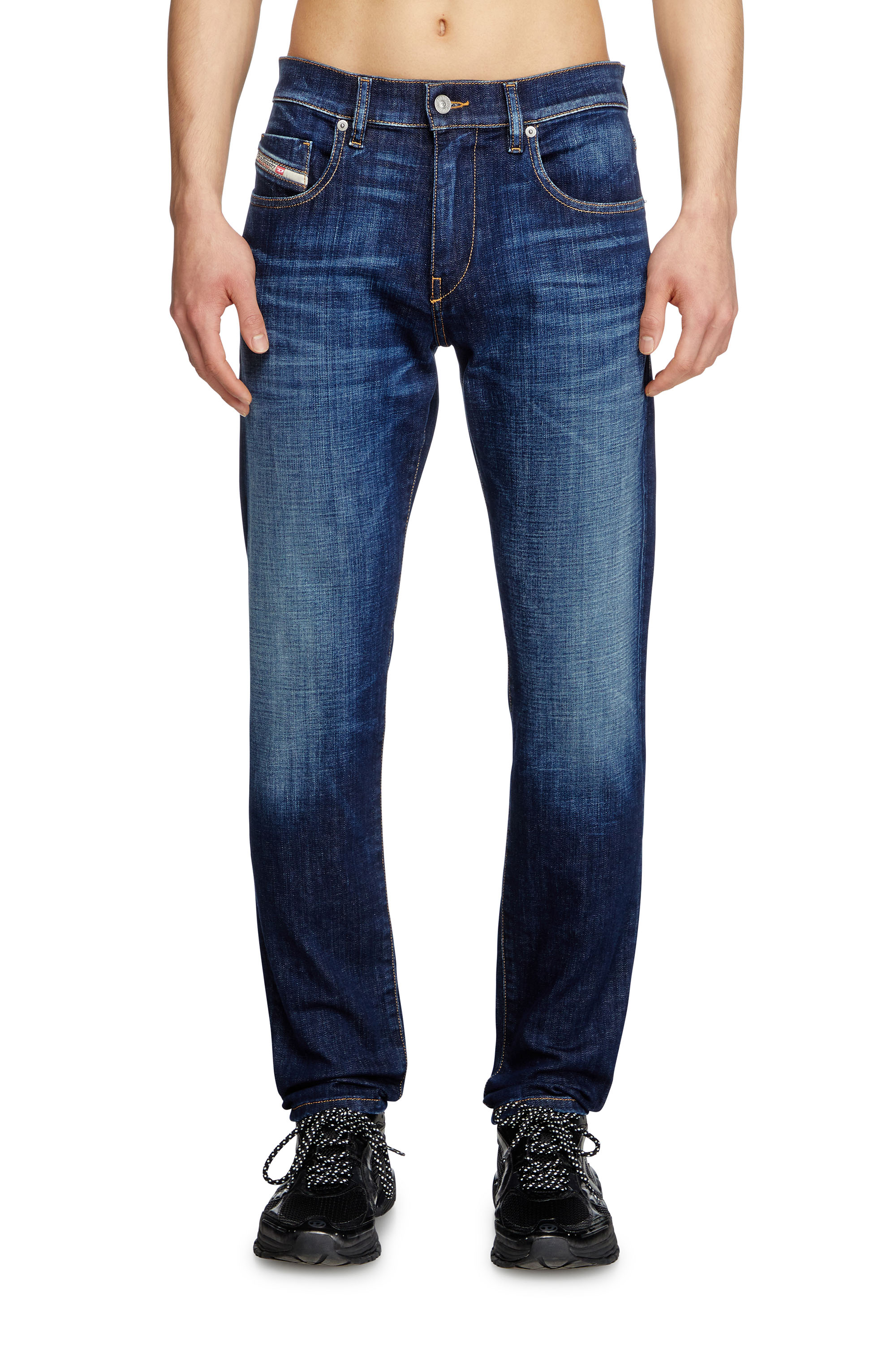 Diesel - Slim Jeans 2019 D-Strukt 09L61 Uomo, Blu medio - Image 1