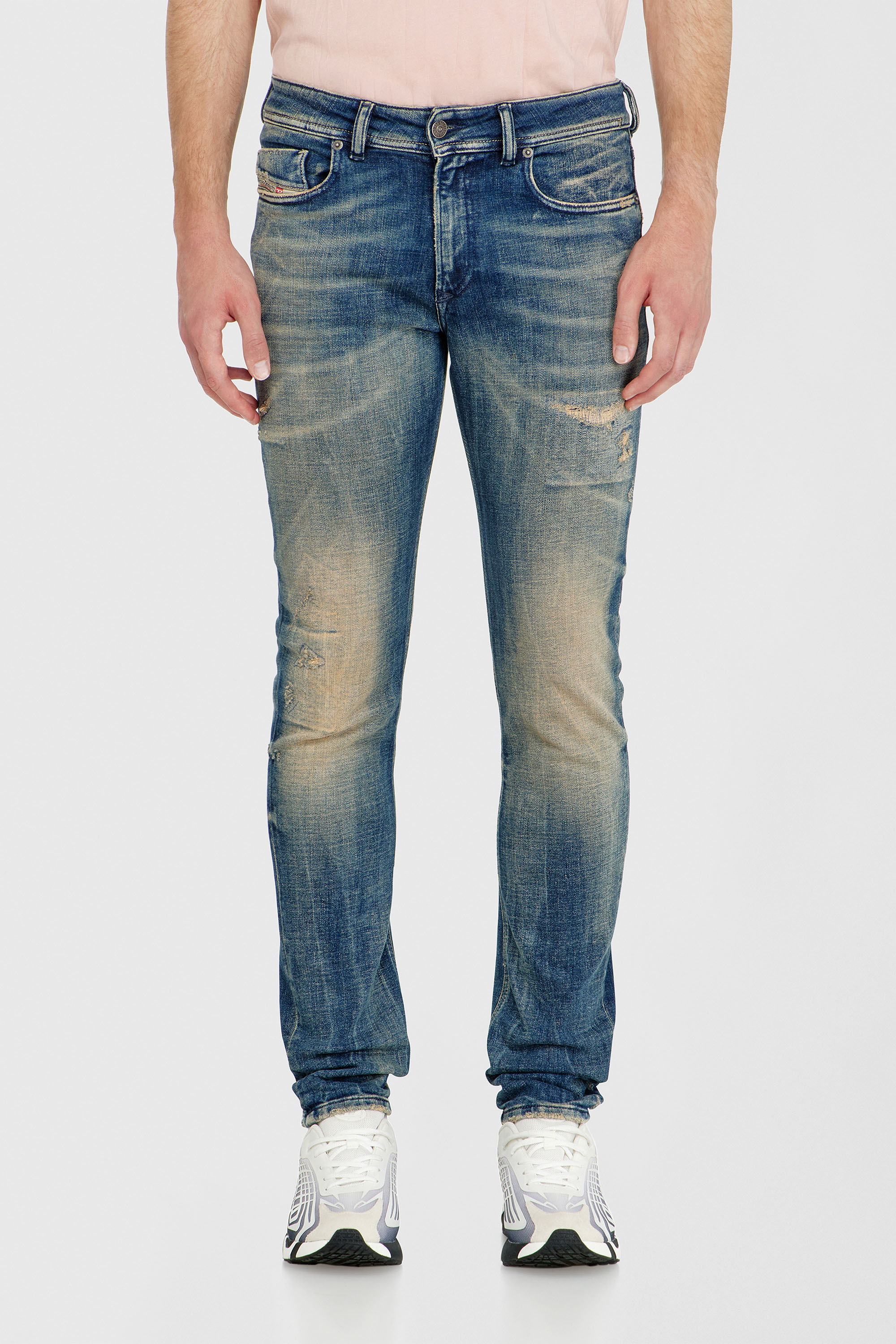 Diesel - Herren Skinny Jeans 1979 Sleenker 09P68, Dunkelblau - 1