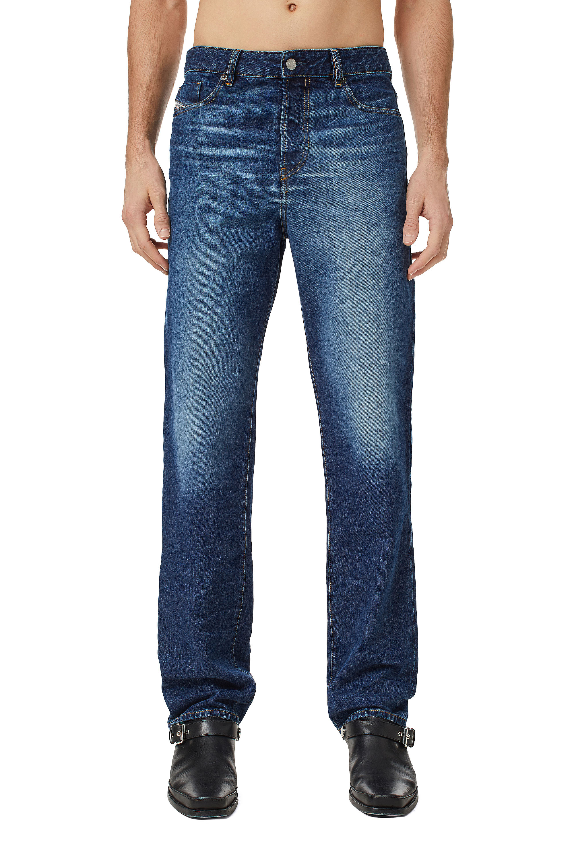 1955 09C65 Straight Jeans, Mittelblau - Jeans
