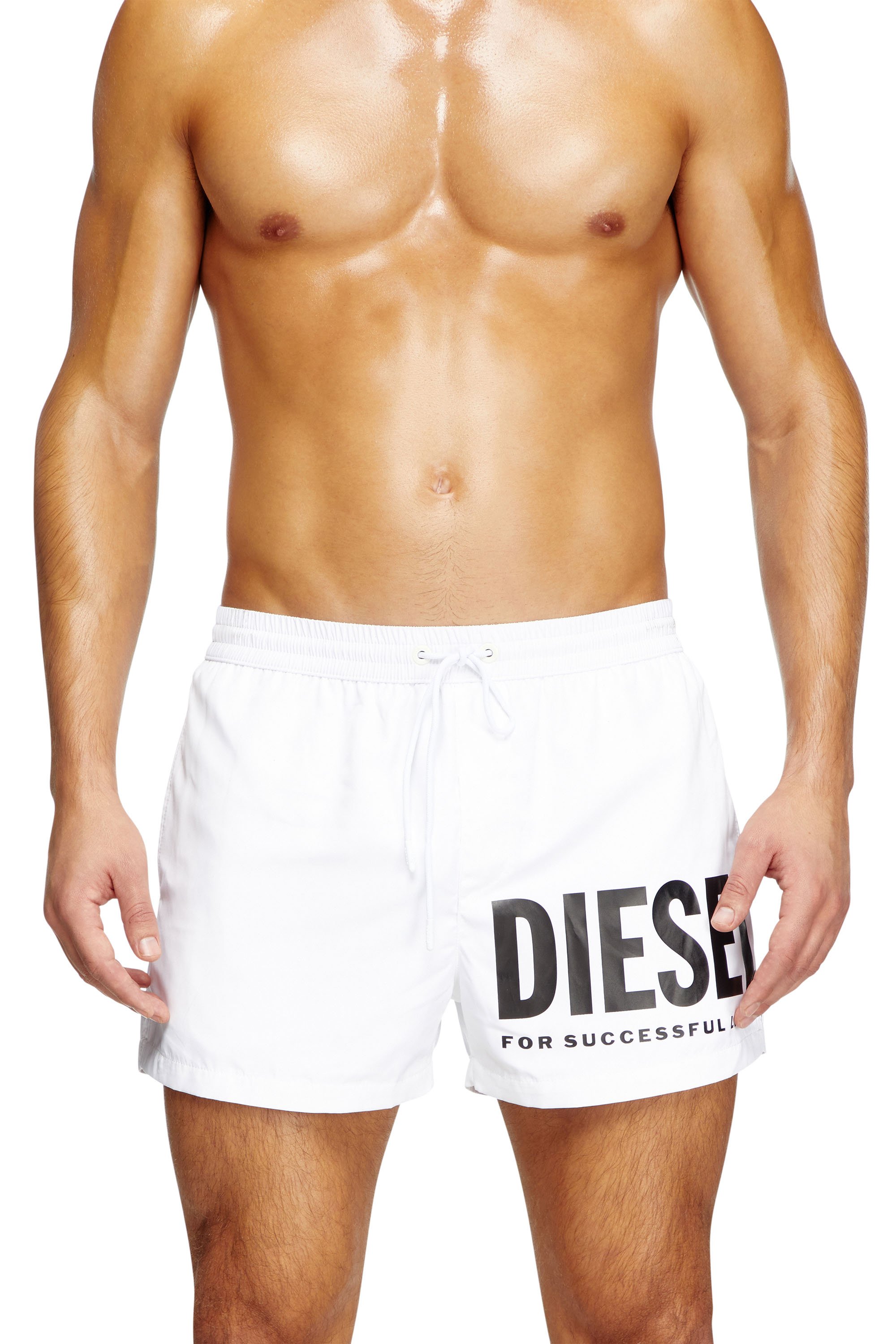 Diesel - MARIO-34-D-CORE, Boxer da mare con stampa logo Uomo in Multicolor - 2