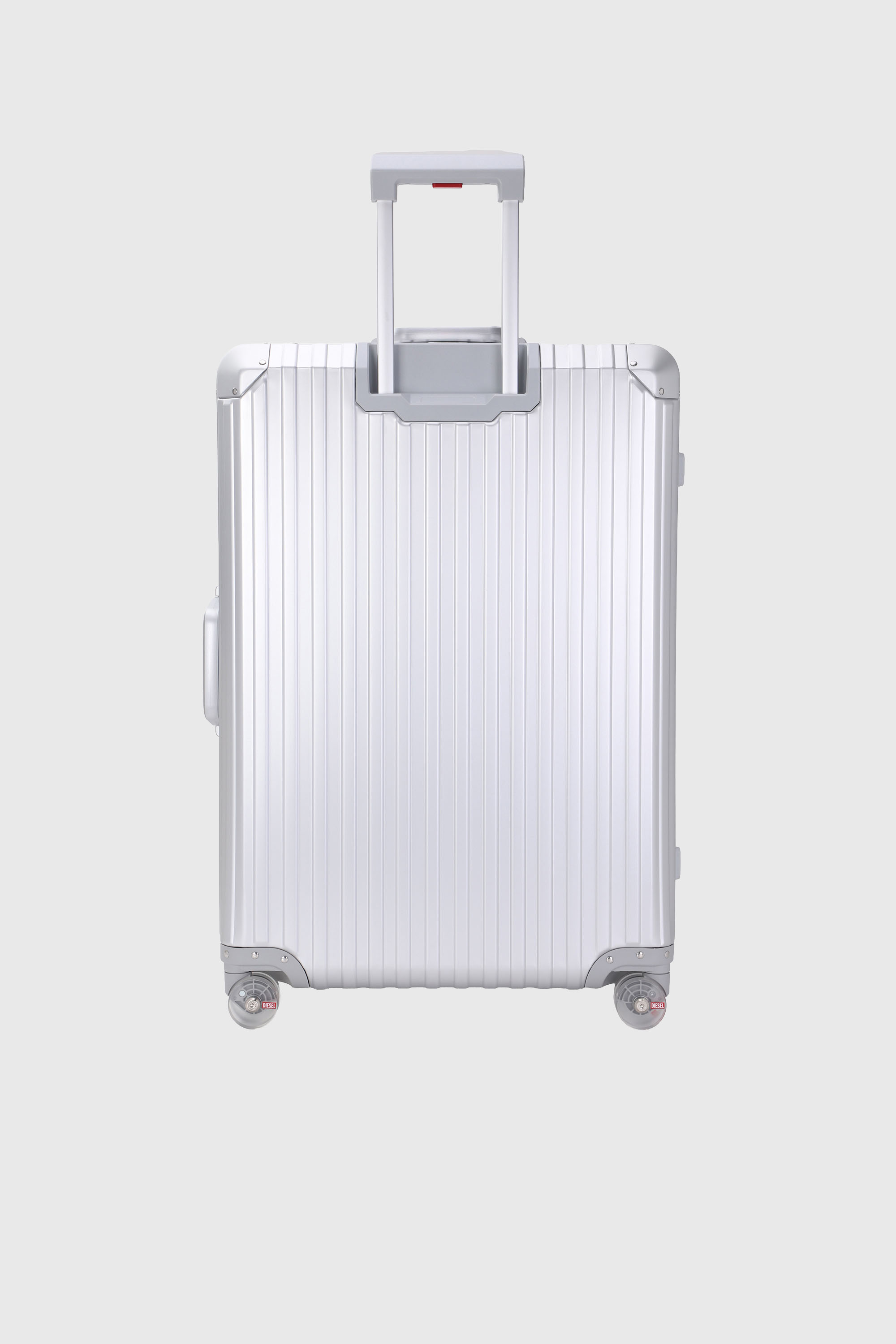 Diesel - DIESEL ALUMINUM TROLLEY- DSL002, Valigia in alluminio taglia L Unisex in Argento - 2