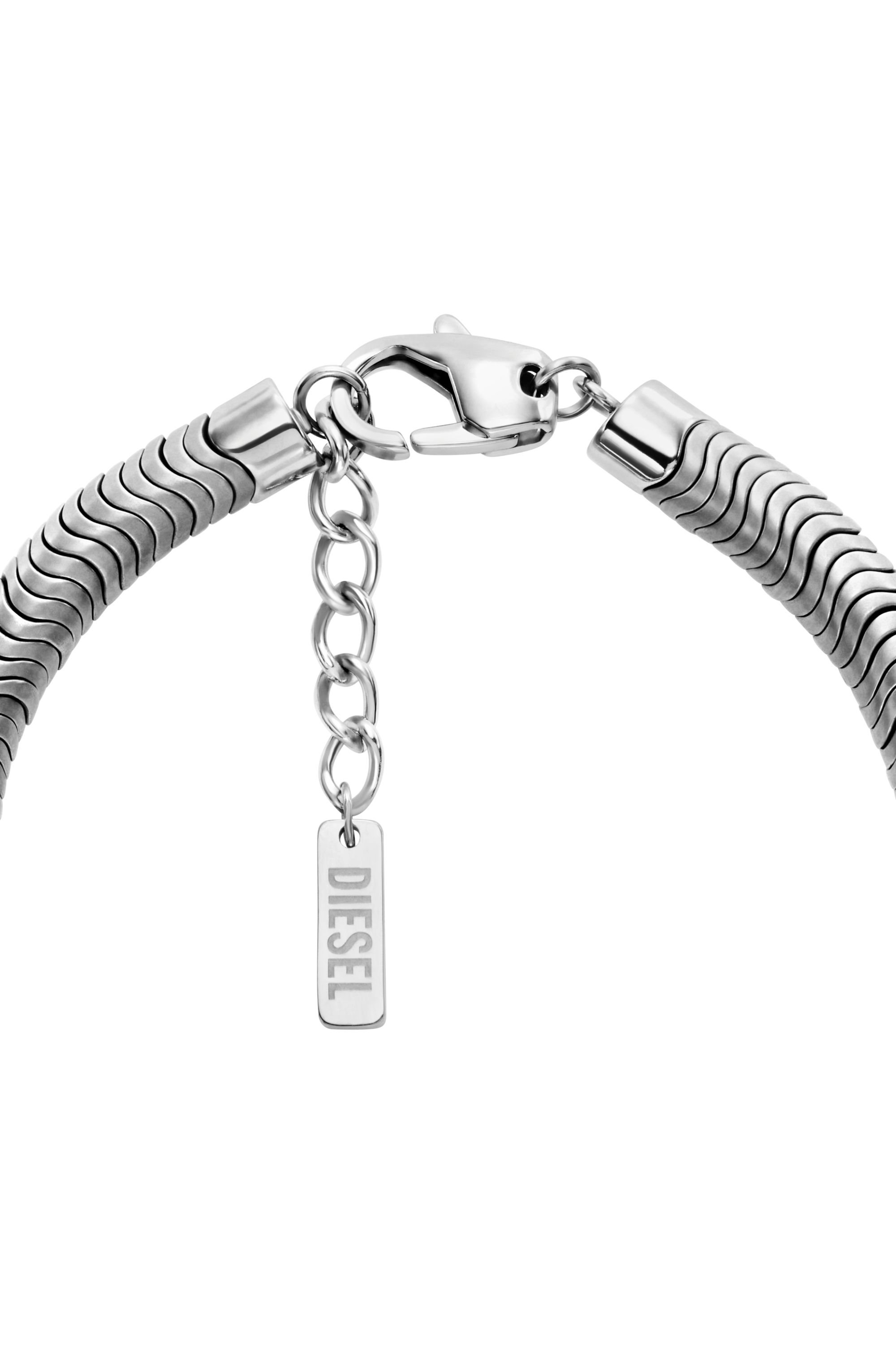 Diesel - DX1572931 JEWEL, Bracelet en perles d'hématite Mixte in Gris argenté - 2