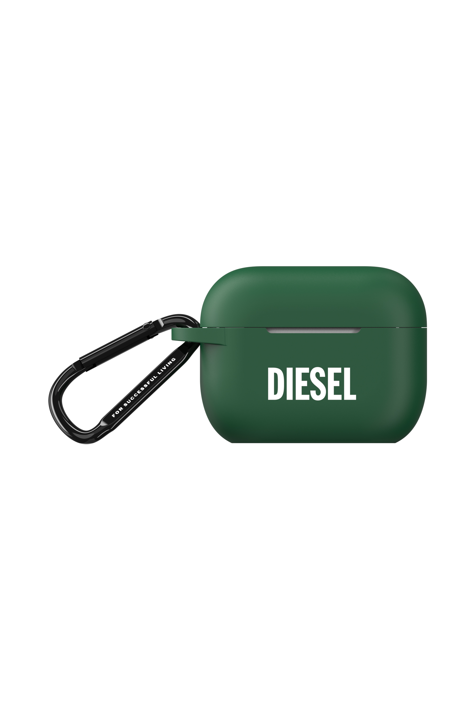 Diesel - 49671 MOULDED CASE, Etui Airpod en silicone pour AirPods Pro Mixte in Vert - 1