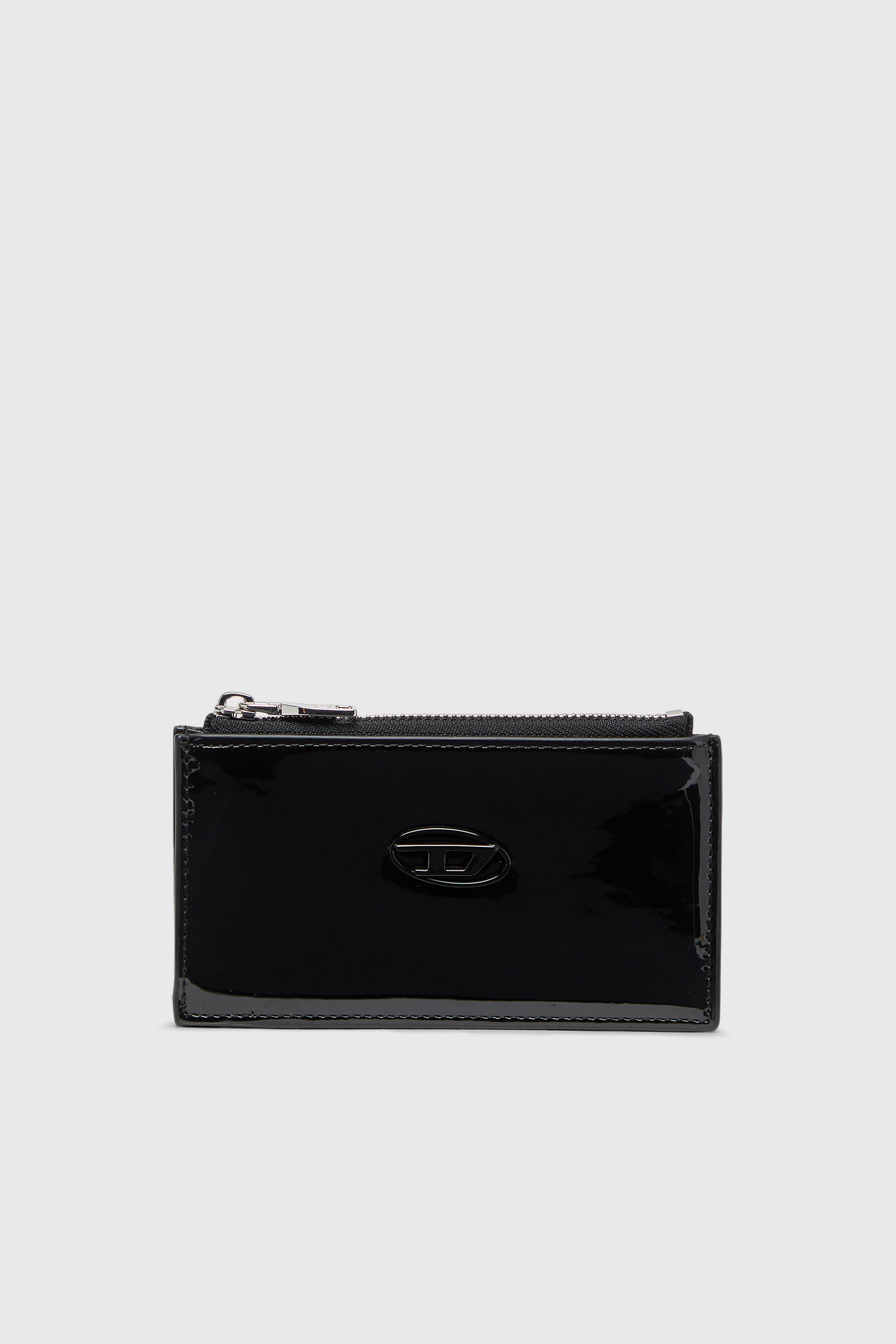 Diesel - PLAY CARD HOLDER III, Woman's Card holder with glossy finish in Black - 1