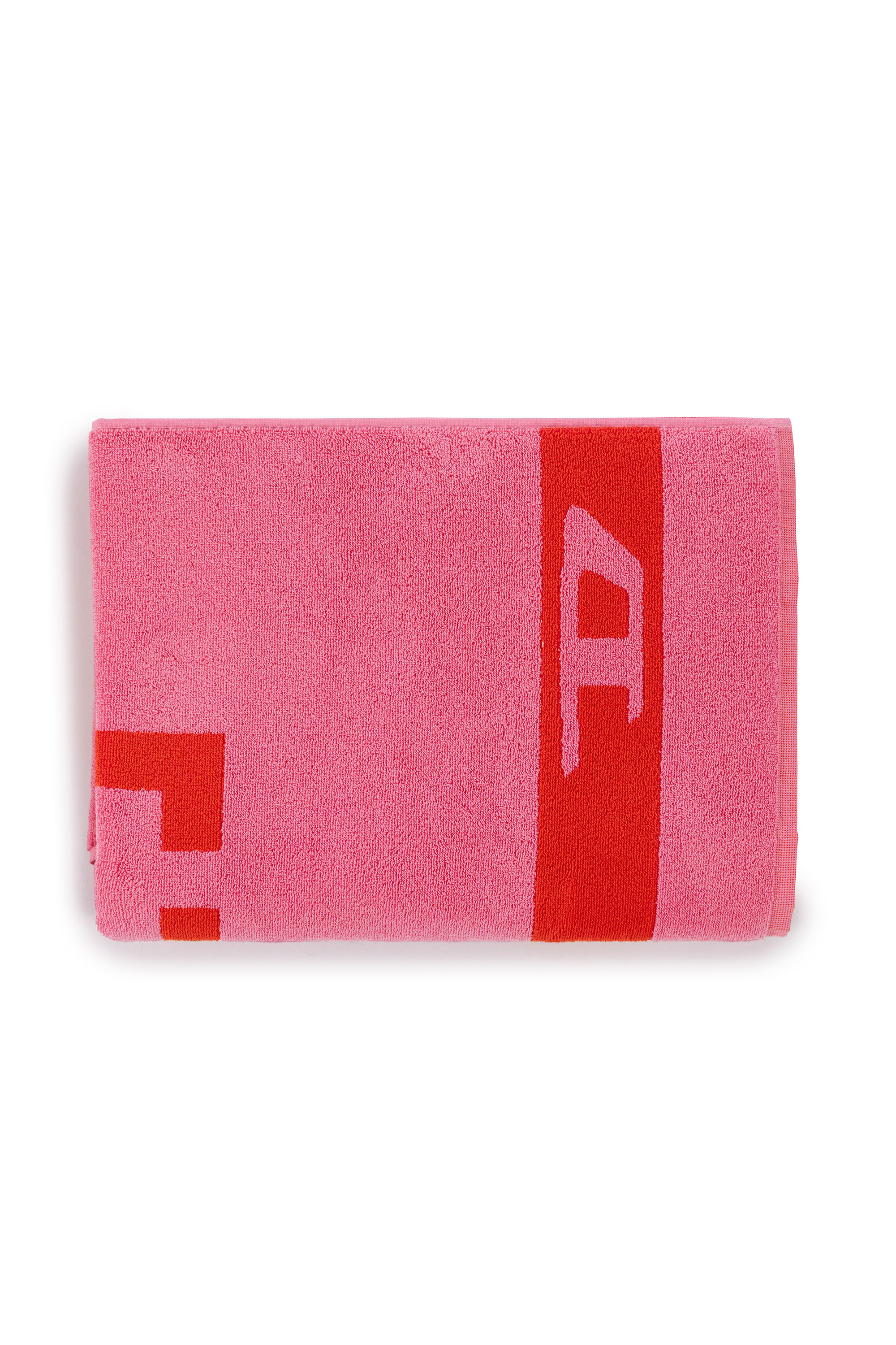 Diesel - 1018133  PIXEL TOYS 1 PINK/RED TOWEL, Telo in spugna 100x180 cm Unisex in Rosso - 4