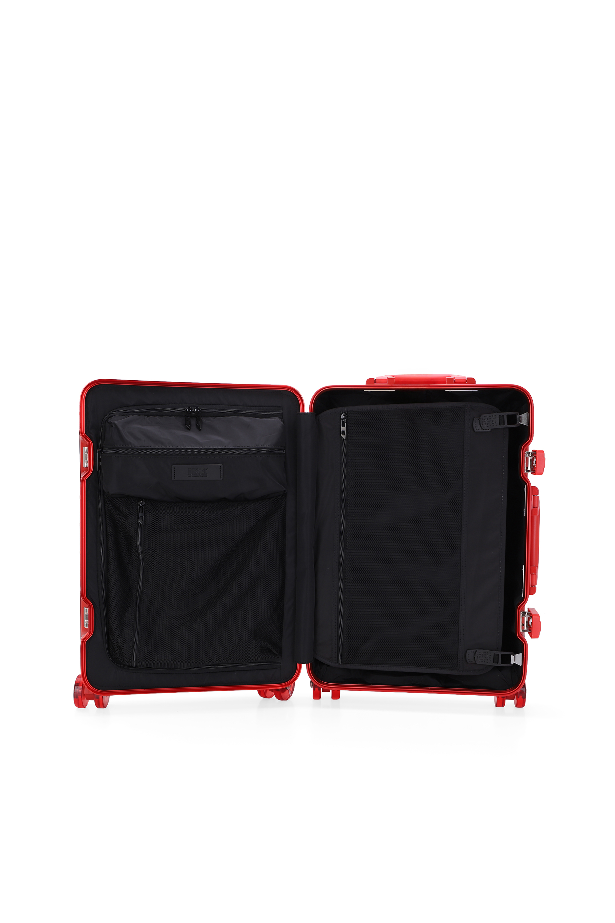 Diesel - DIESEL ALUMINUM TROLLEY- DSL002, Valise en aluminium taille S Mixte in Rouge - 3