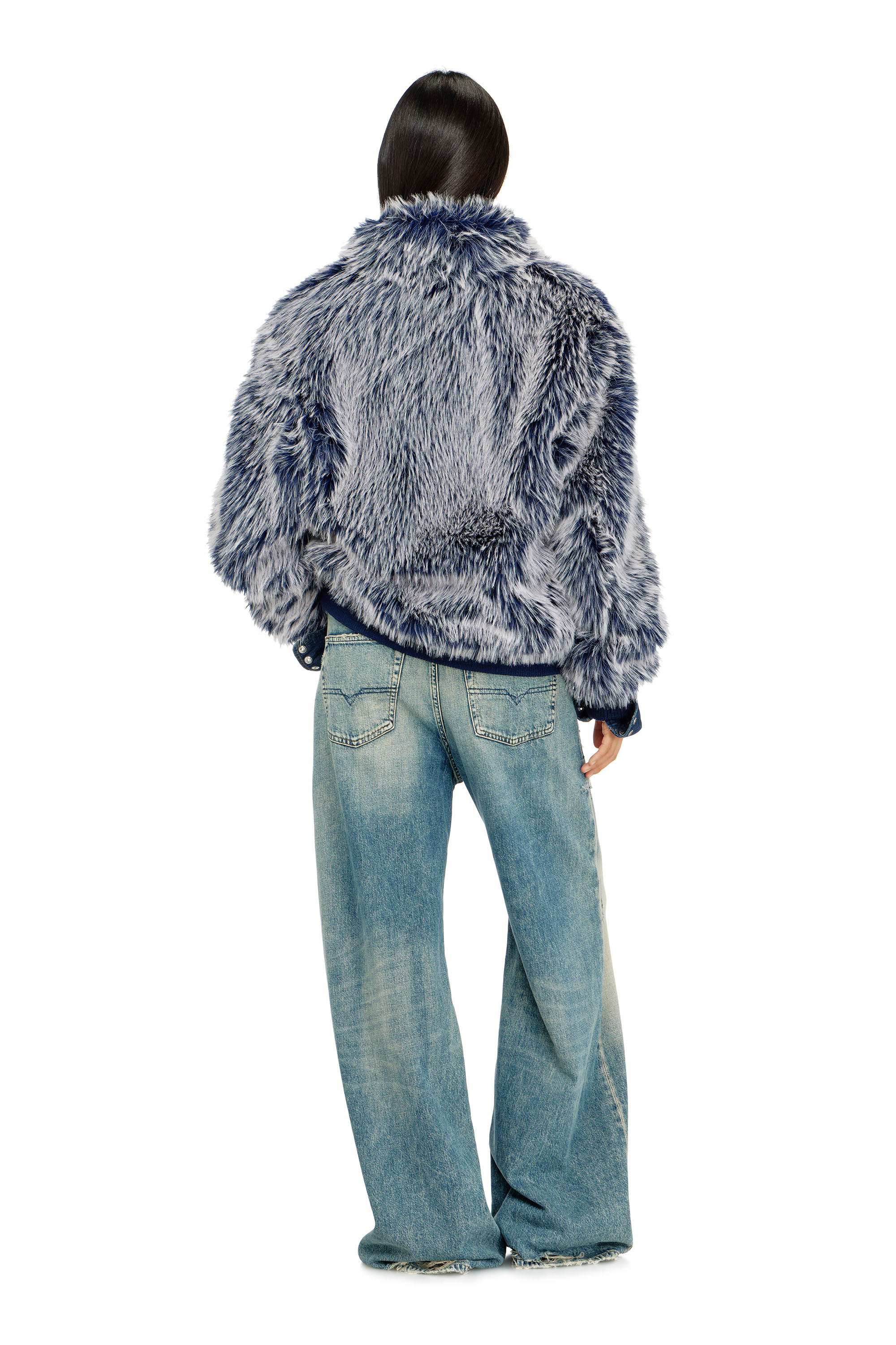 Diesel - Relaxed Jeans 1996 D-Sire 09P62 Donna, Blu medio - Image 3