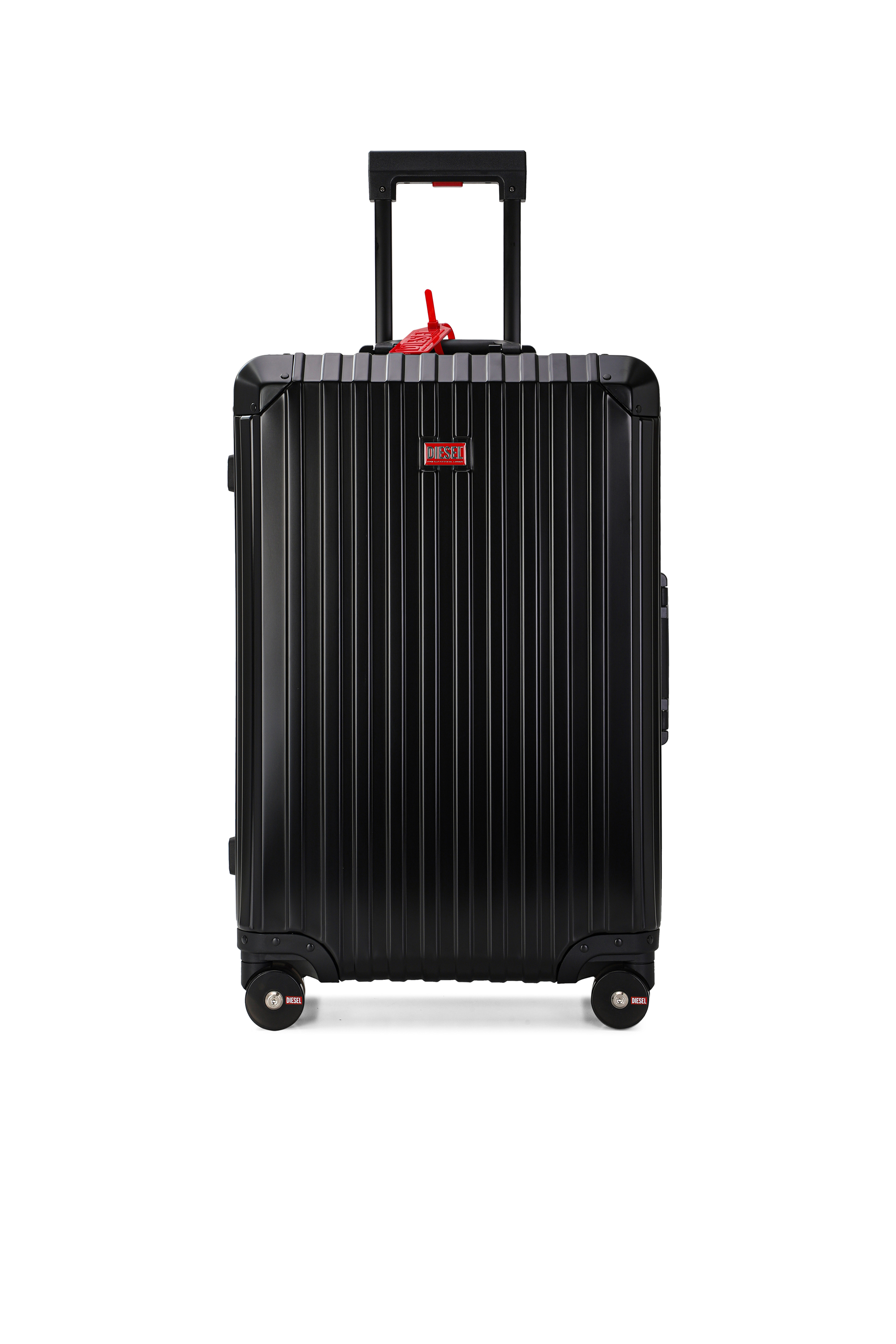 Diesel - DIESEL ALUMINUM TROLLEY- DSL002, Valise en aluminium taille M Mixte in Noir - 1