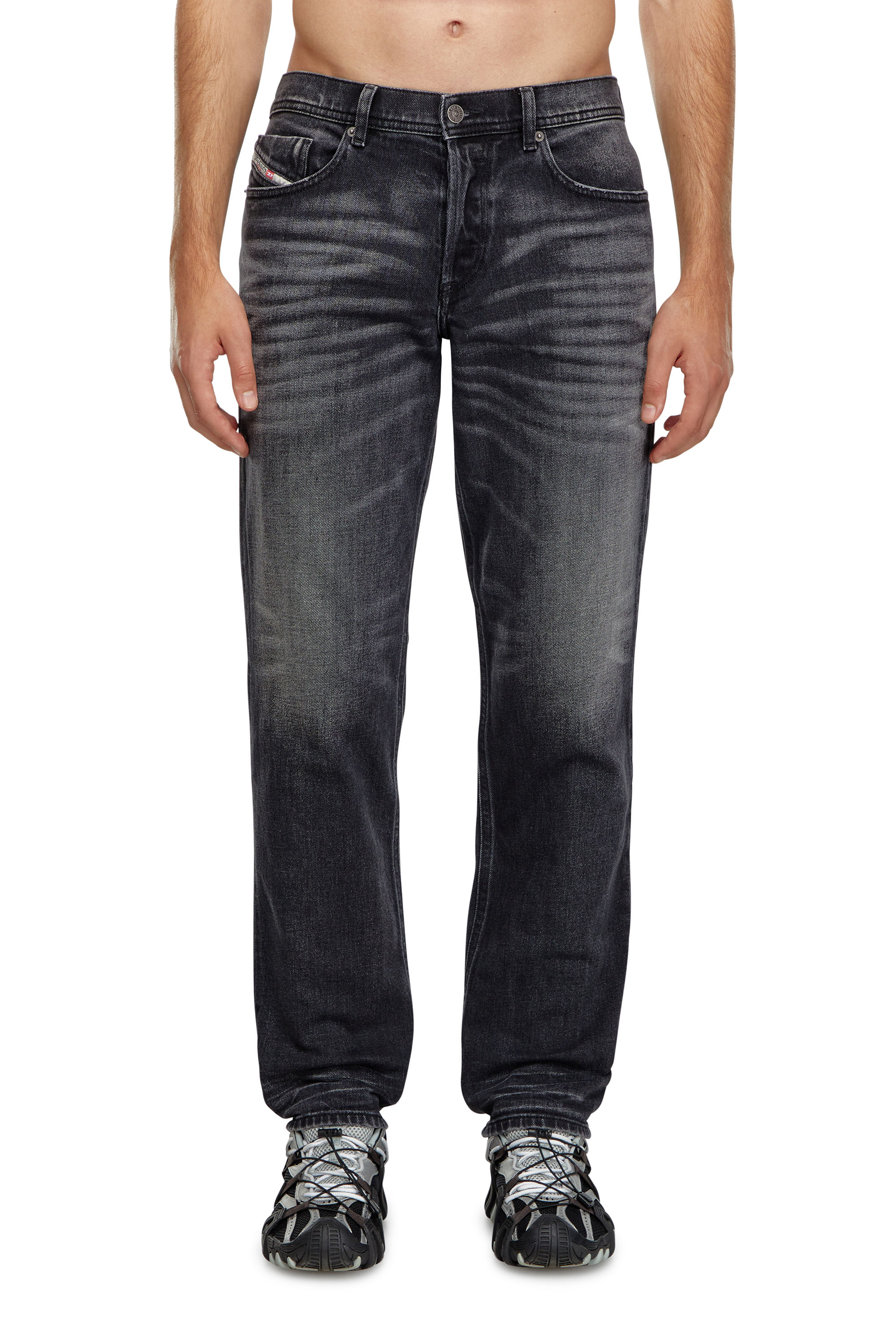 Diesel - Uomo Tapered Jeans 2023 D-Finitive 09J65, Nero/Grigio scuro - Image 2