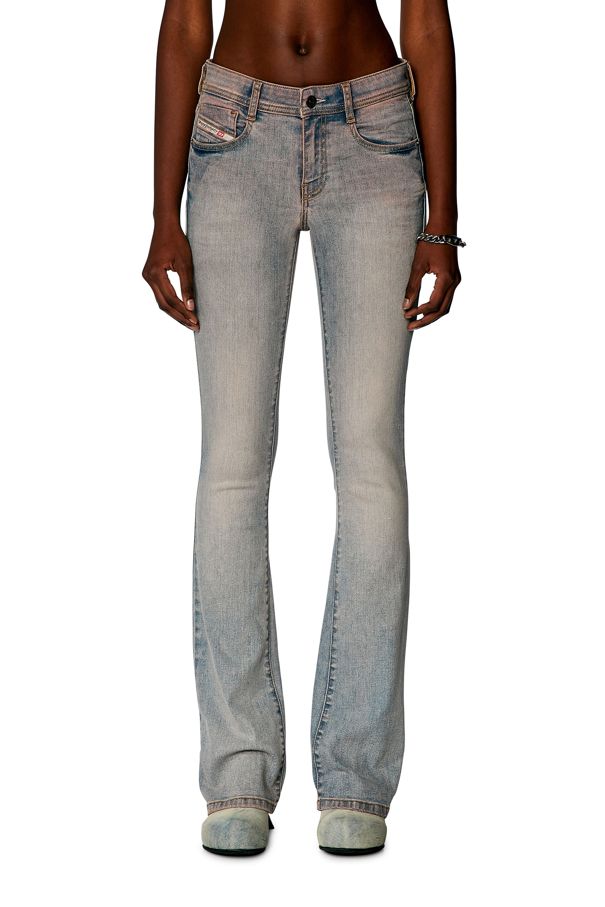 Diesel - Bootcut and Flare Jeans 1969 D-Ebbey 0PFAT, Blu Chiaro - Image 2