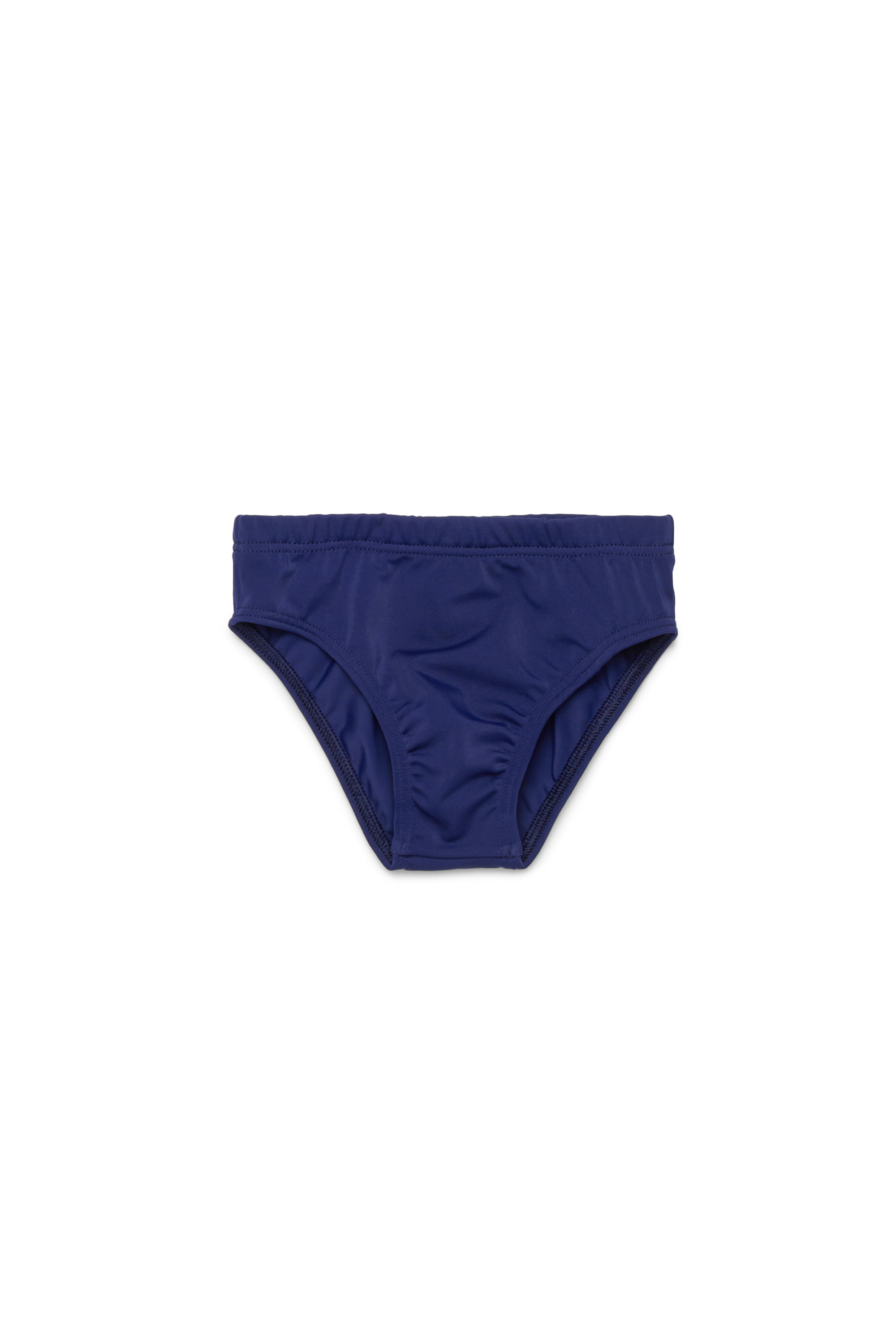 Diesel - MILIB, Slip da bagno con stampa Diesel Uomo in Blu - 1