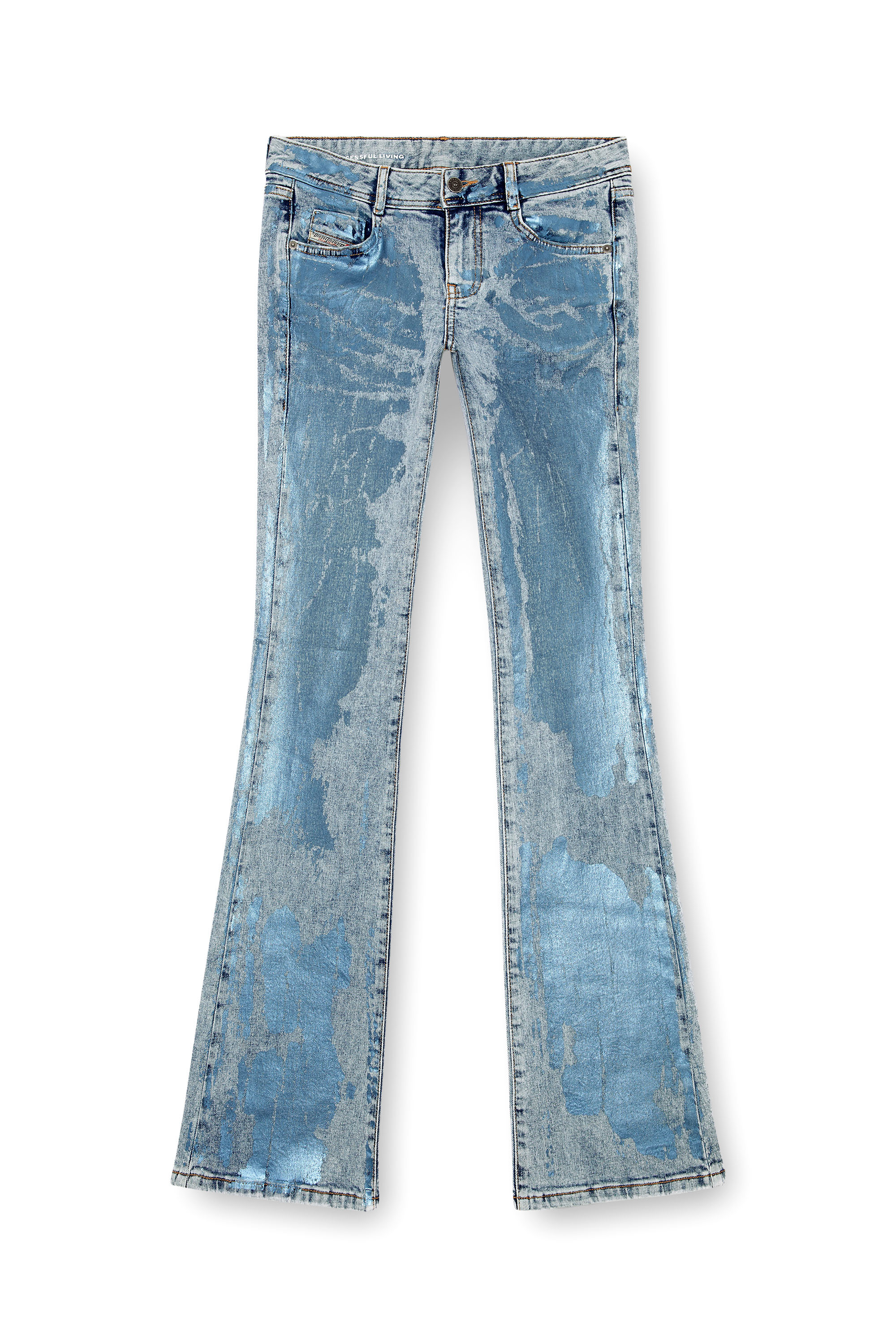 Diesel - Bootcut Jeans 1969 D-Ebbey 0AJEU Donna, Blu Chiaro - Image 2