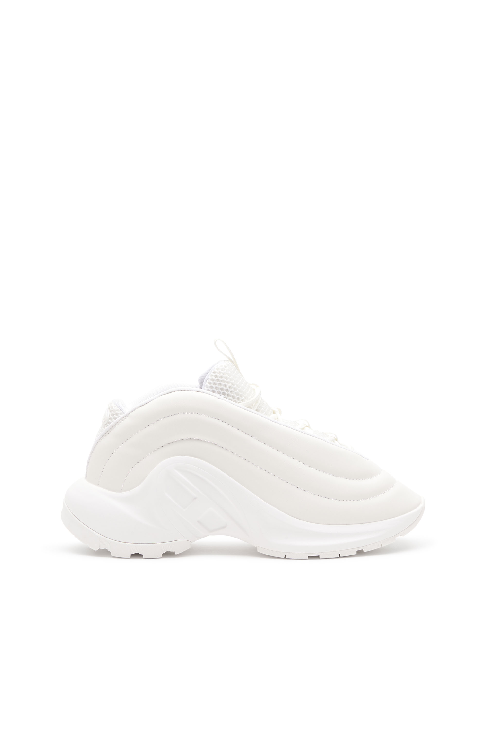 Diesel - S-D-RUNNER X, S-D-Runner X-Sneakers Slip-on avec cou-de-pied Oval D mat Mixte in Blanc - 1
