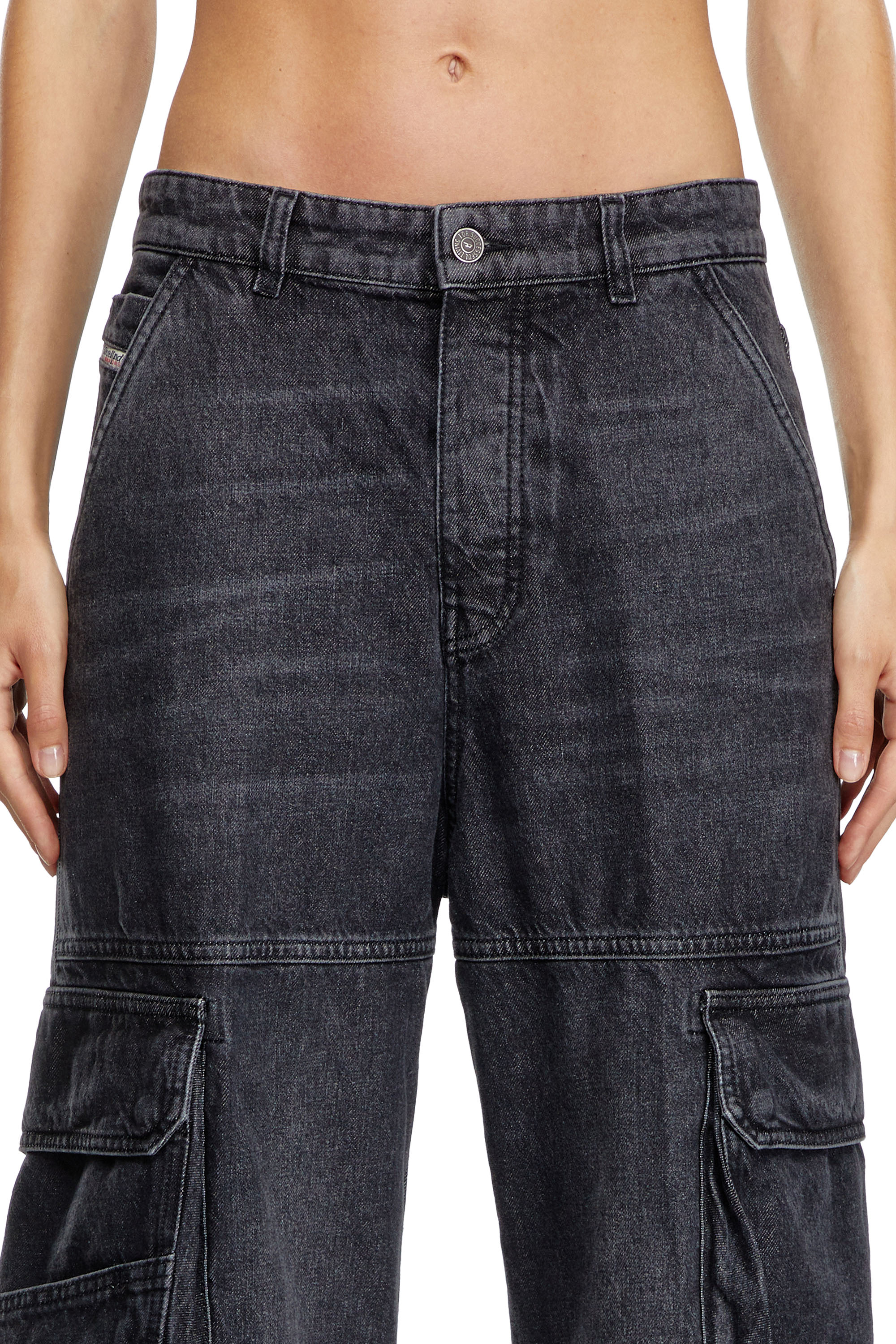 Relaxed Jeans 1996 D-Sire 0HLAA, Schwarz/Dunkelgrau Diesel - Damen Relaxed Jeans 1996 D-Sire 0HLAA, Schwarz/Dunkelgrau - 5