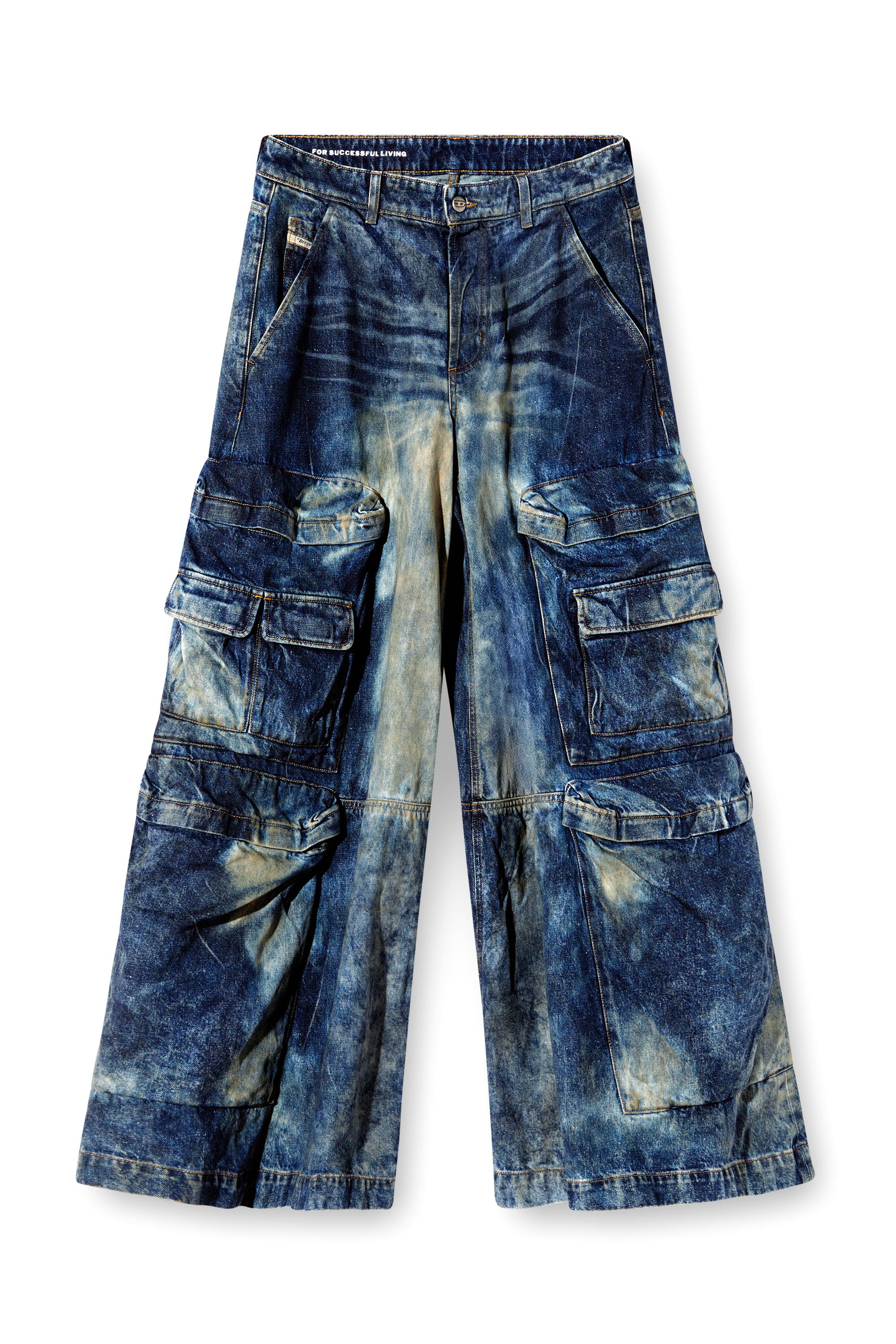 Diesel - Relaxed Jeans D-Giappo 0DBCW Unisex, Blu Scuro - Image 8