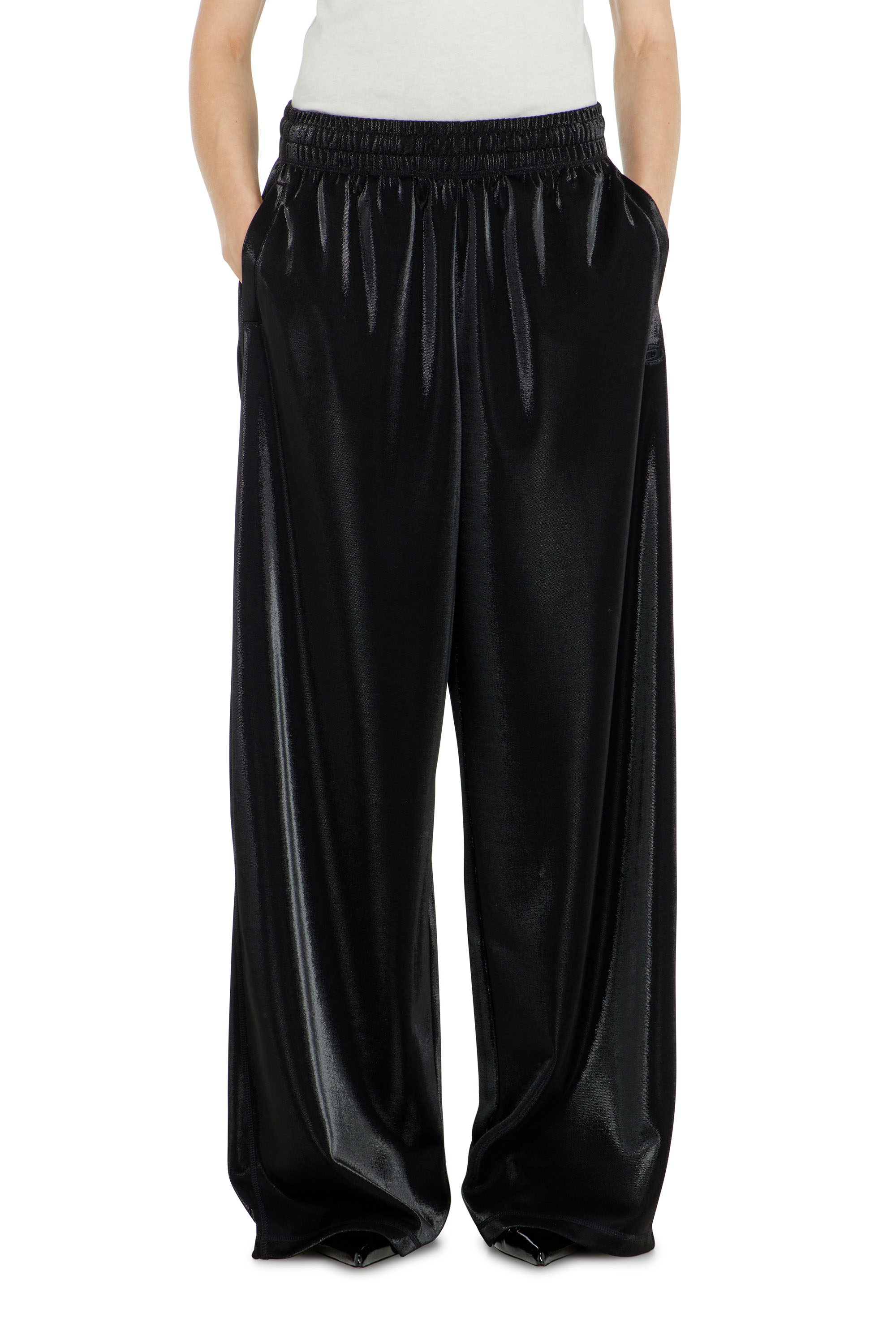 Diesel - P-ROSY, Pantaloni da tuta in piquet lucido Donna in ToBeDefined - 2