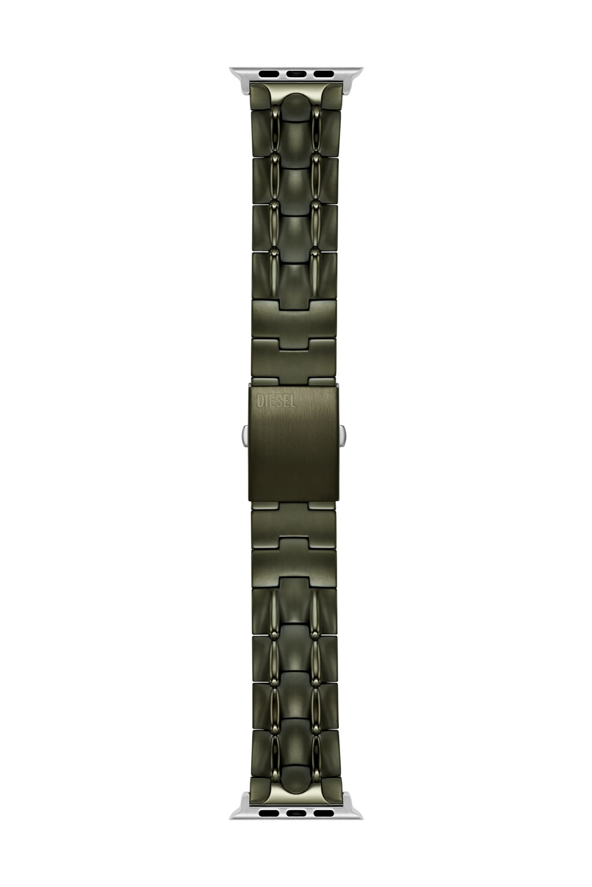 Diesel - DSS0022, Unisex Edelstahlband für Apple Watch®, 42/44/45/49mm in Schwarz - 1