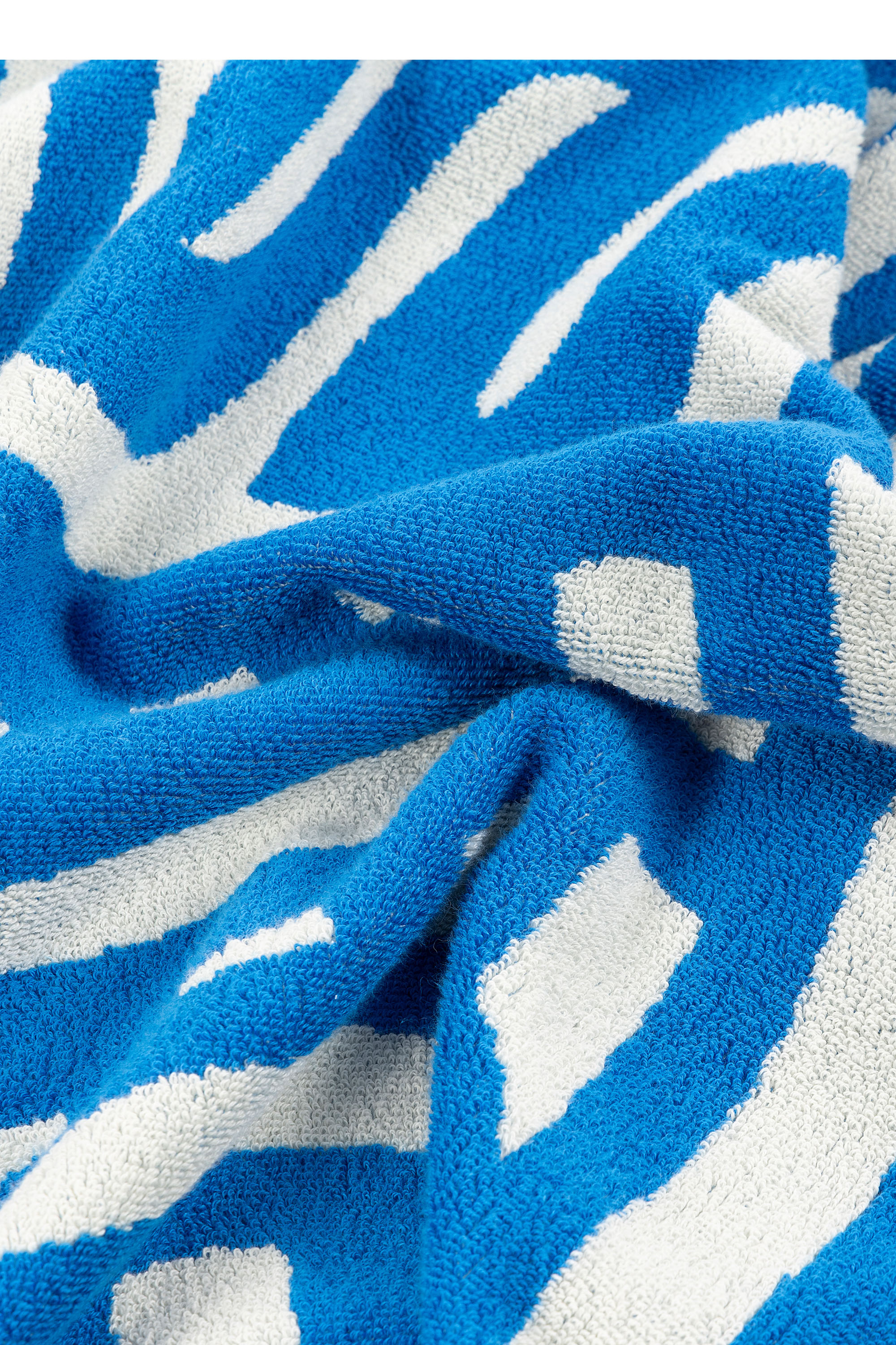 Diesel - 1018164 STRIPES GREY/BLUE TOWEL, Telo in spugna 100x180 cm Unisex in Blu - 4