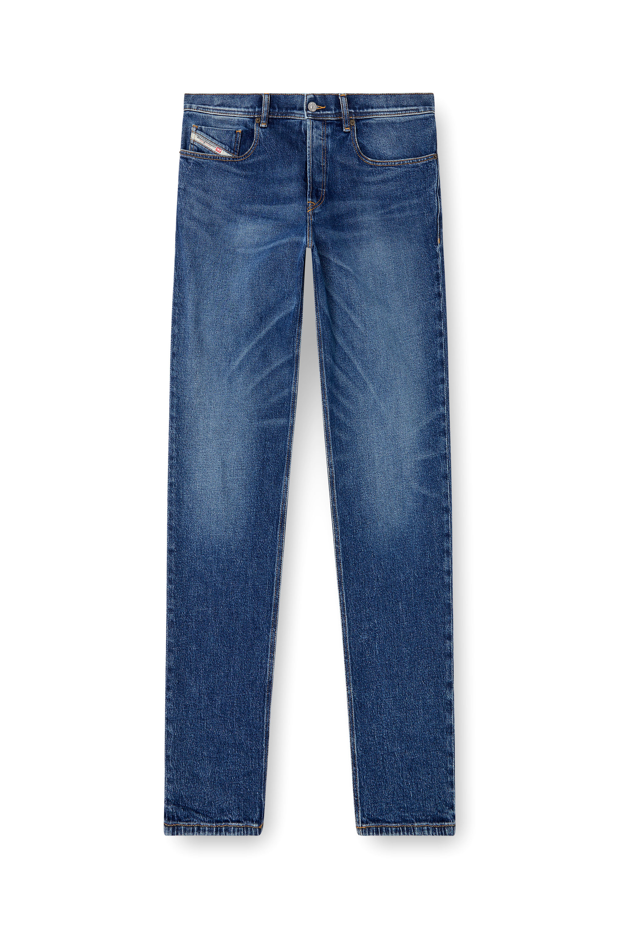 Diesel - Man's Regular Jeans 2023 D-Finitive 09L21, Dark Blue - 3