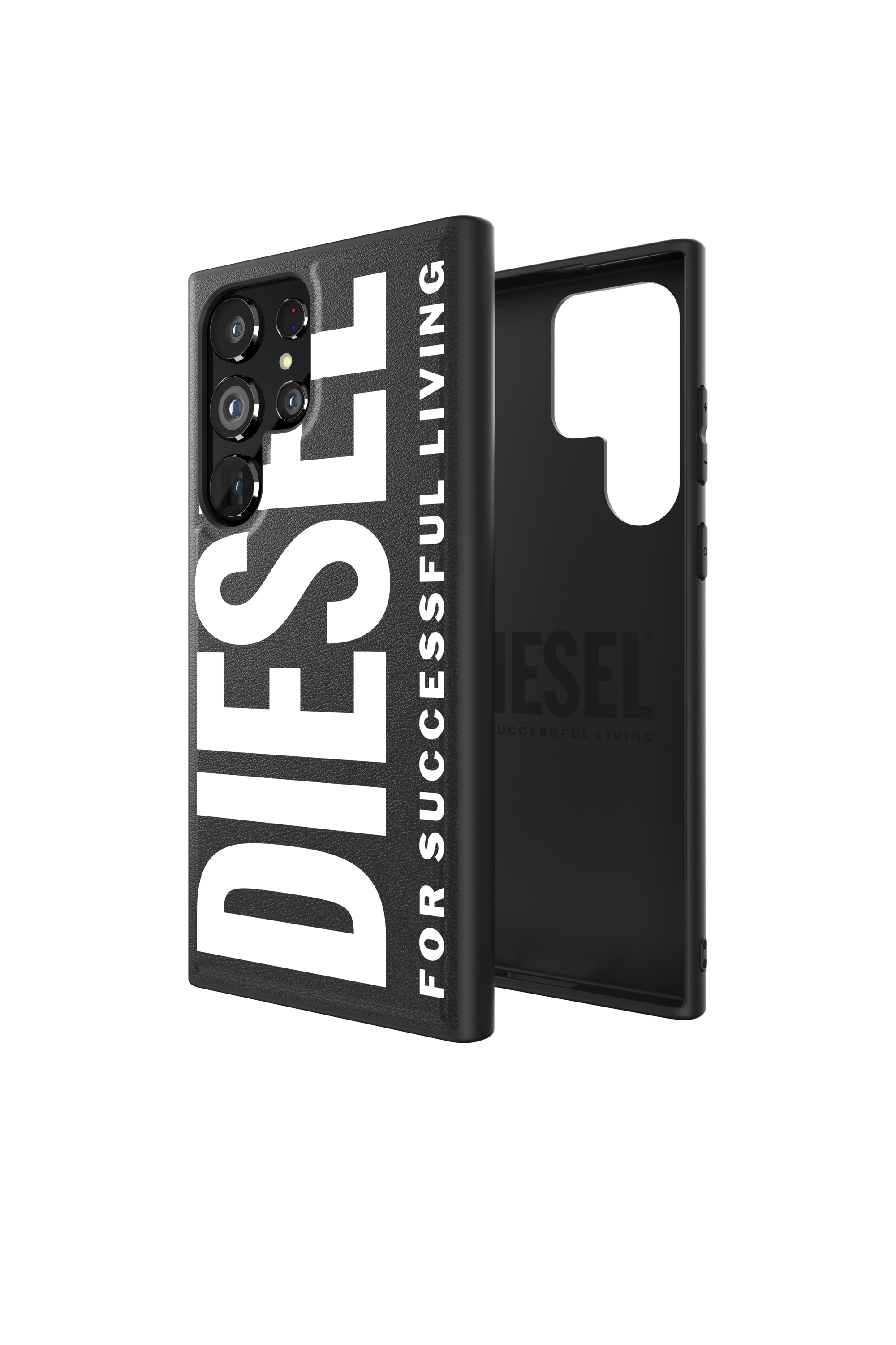 Diesel - 52928 MOULDED CASE, Unisex Handycase für Galaxy S23 Ultra in Schwarz/Weiss - 1