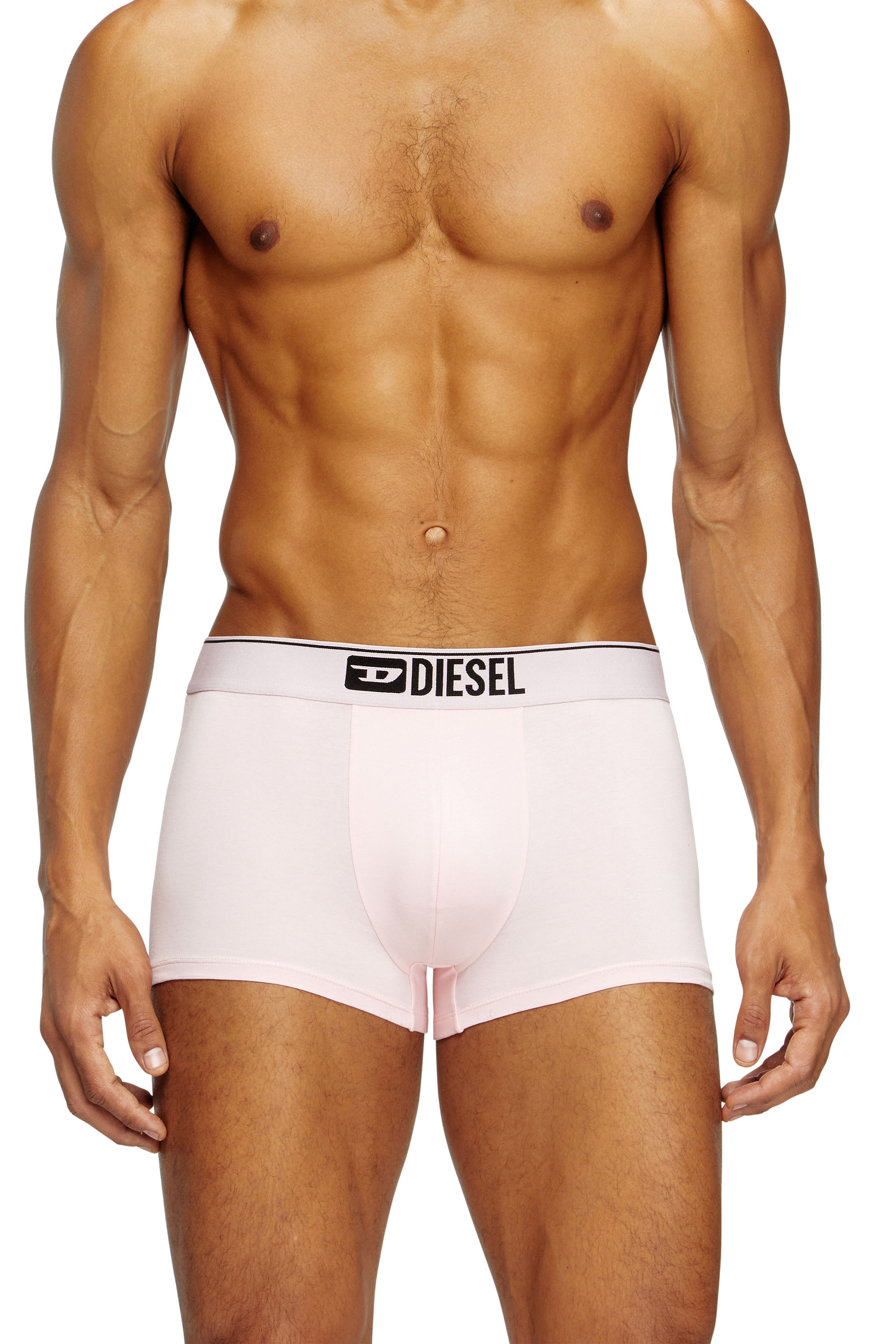 Diesel - DAMIEN-D-BOX-3PACK, Herren Retropants aus Stretch-Baumwolle im Dreierpack in Rosa/Schwarz - 3
