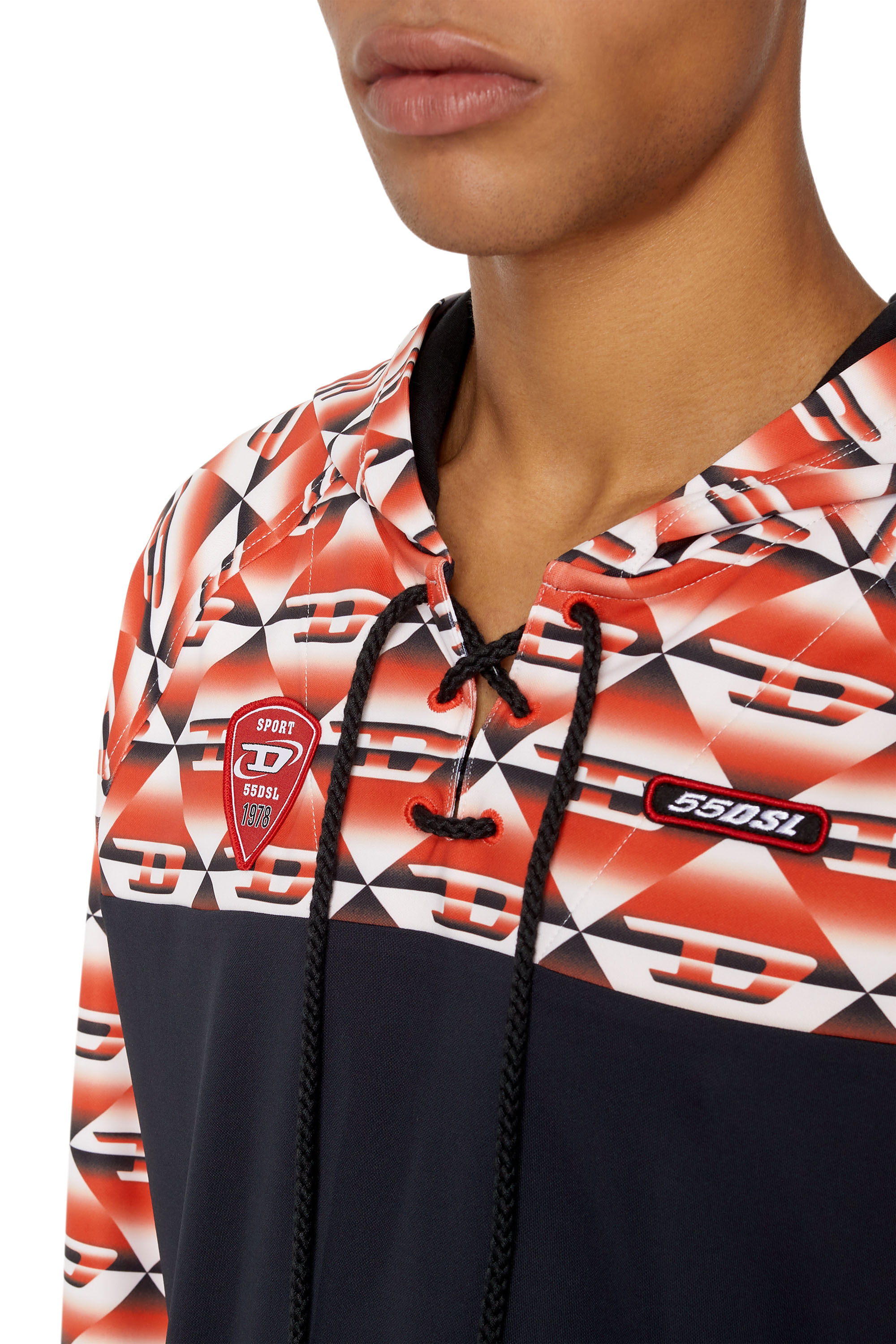Diesel - AMST-ZONNIE-HT20, Nero/Rosso - Image 5