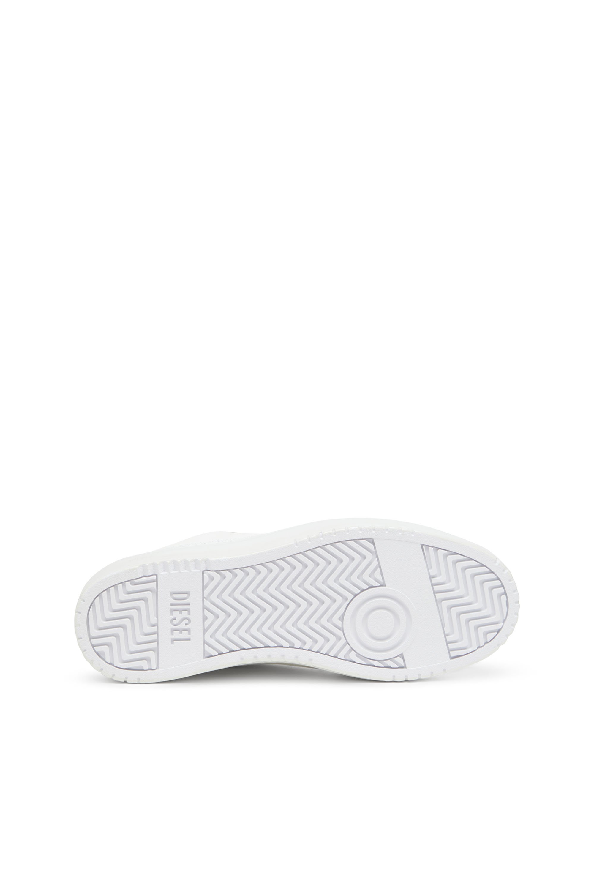 Diesel - S-TRACKER-D LOW, S-Tracker-D-Sneaker in pelle con strato in silicone Uomo in Bianco - 4