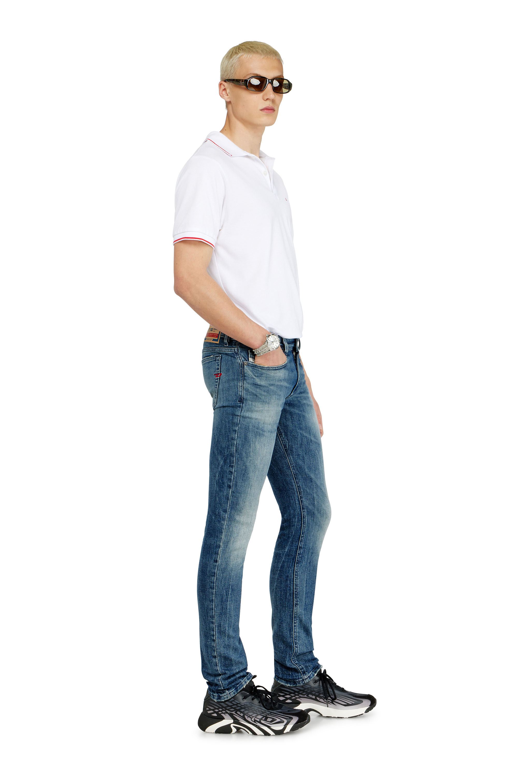 Diesel - Skinny Jeans 1979 Sleenker 0KBBE Uomo, Blu medio - Image 2