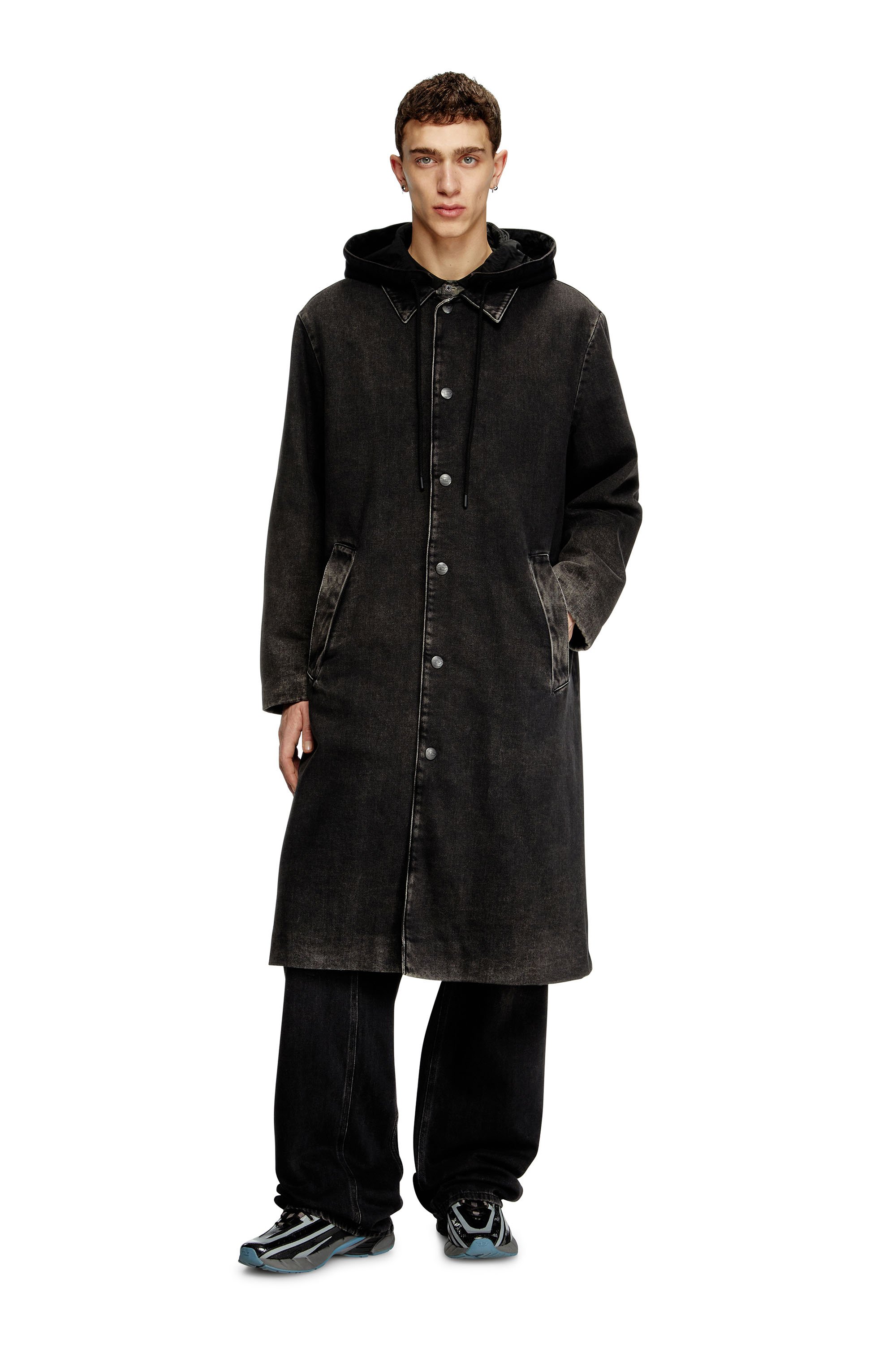 Diesel - D-JAKO-S, Cappotto ibrido in denim imbottito Uomo in ToBeDefined - 2