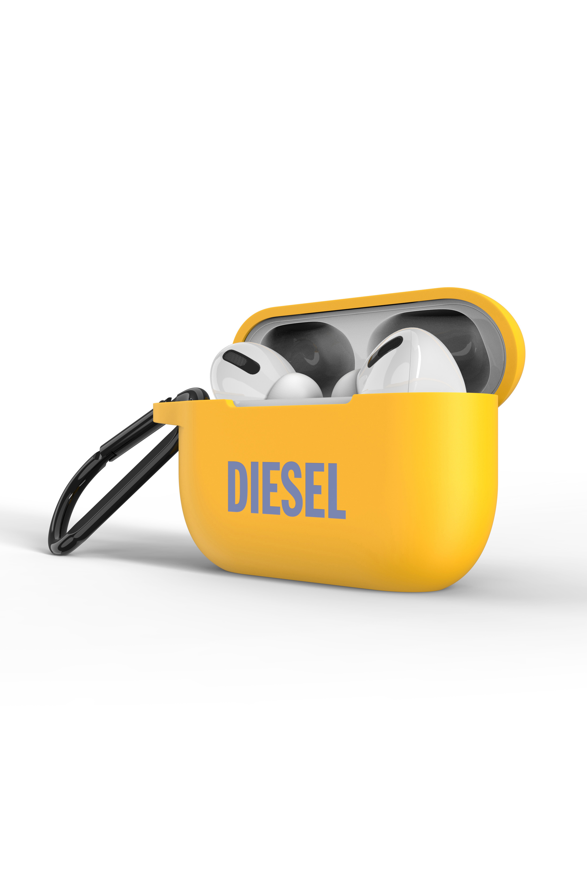 Diesel - 48322 AIRPOD CASE, Étui en silicone pour AirPods Pro Mixte in Jaune - 3