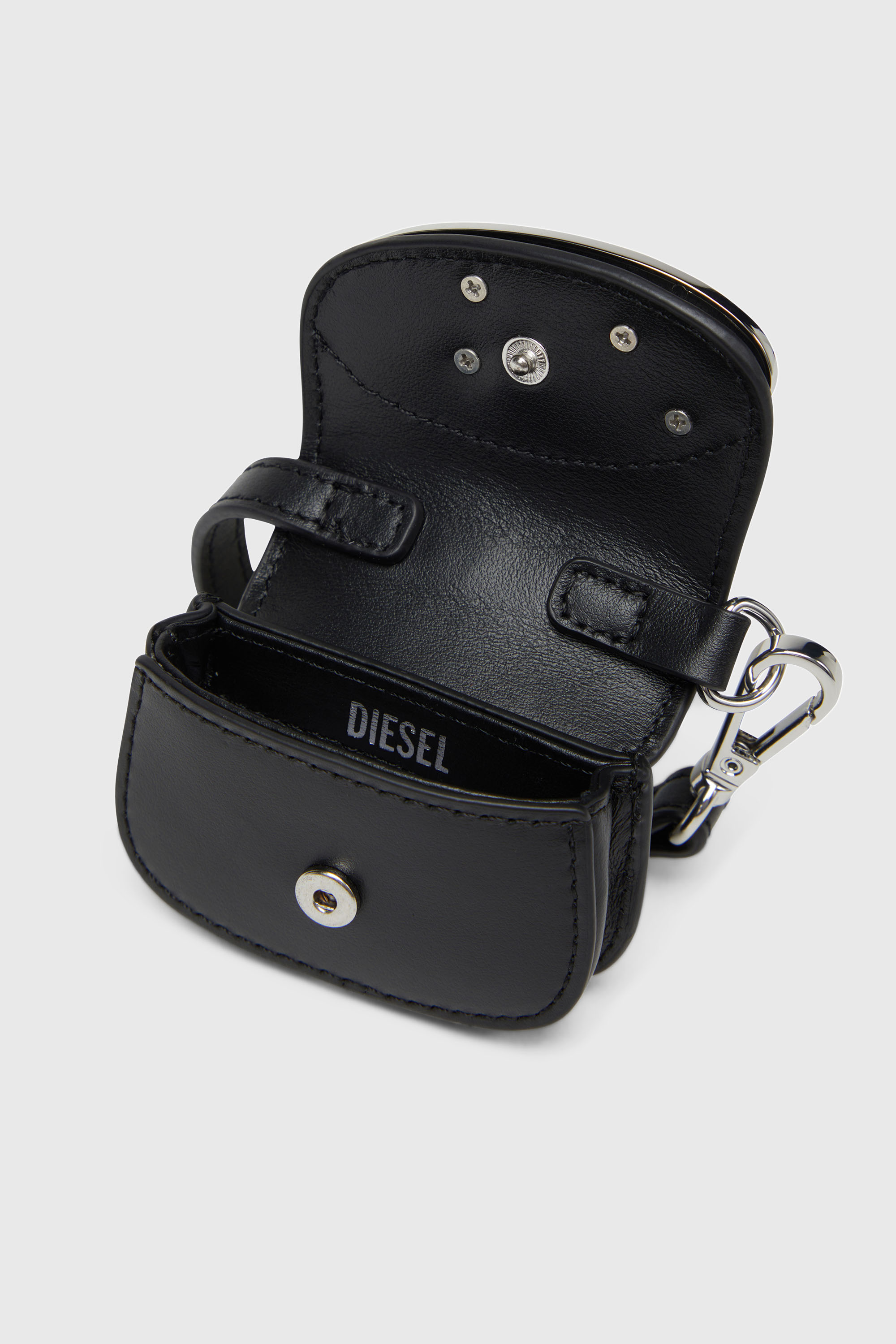 Diesel - 1DR MICRO, Charm per borsa in pelle Donna in Nero - 3