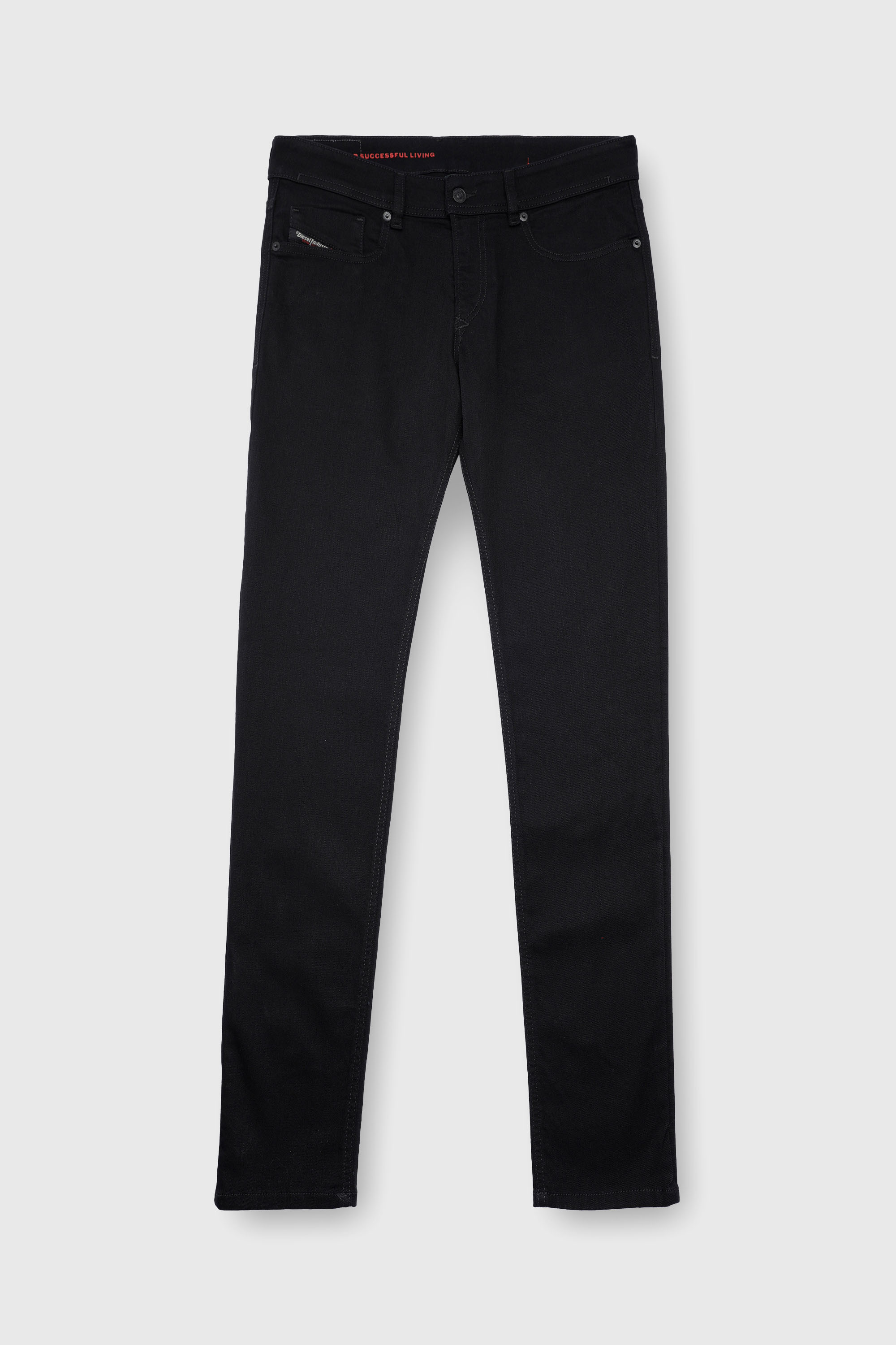 Diesel - Skinny Jeans 1979 Sleenker 09C51 Uomo, Nero/Grigio scuro - Image 2