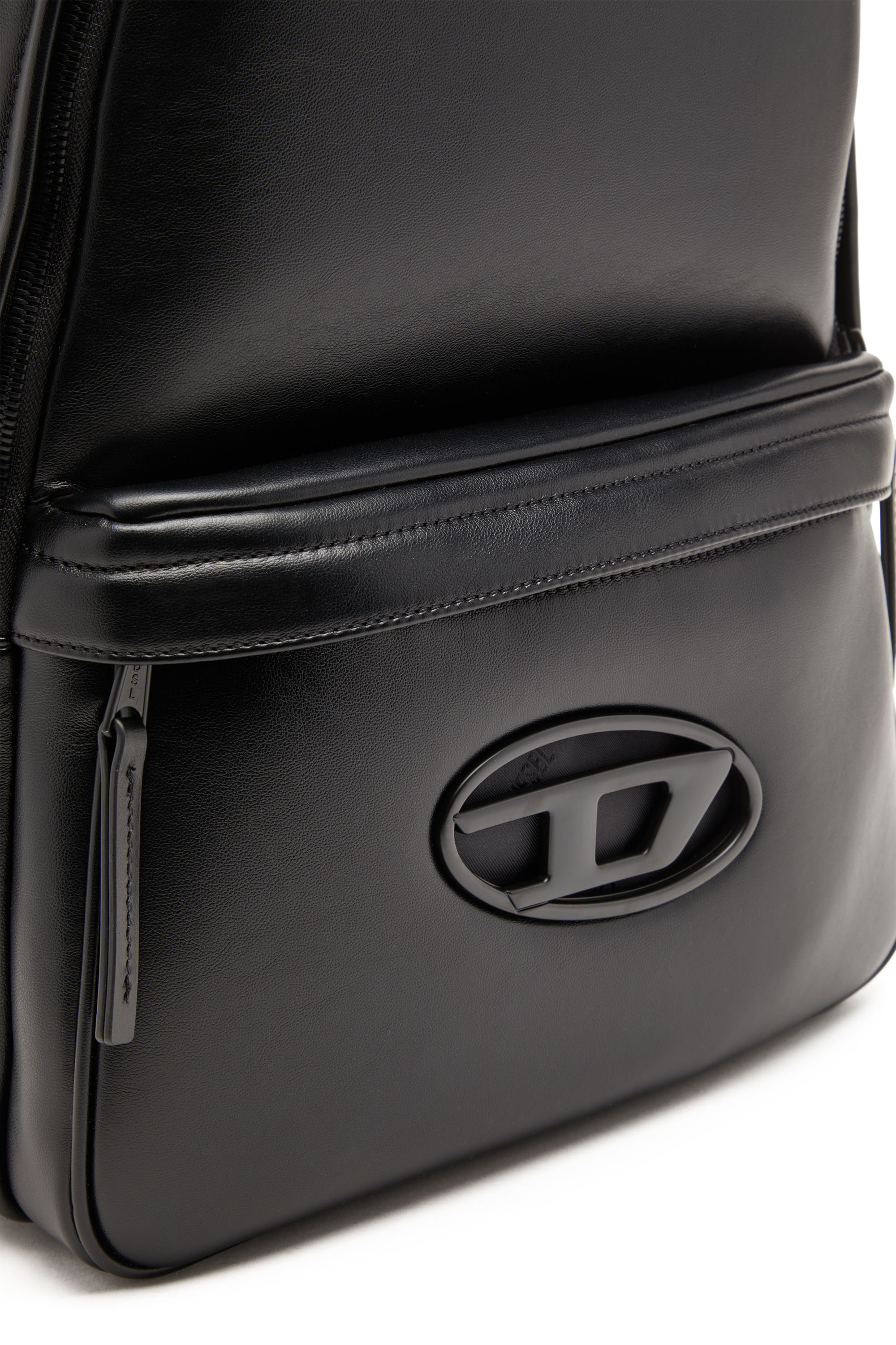 Diesel - HOLI-D BACKPACK M, Holi-D-Sac &agrave; dos en n&eacute;opr&egrave;ne contrecoll&eacute; Homme in Noir - 6