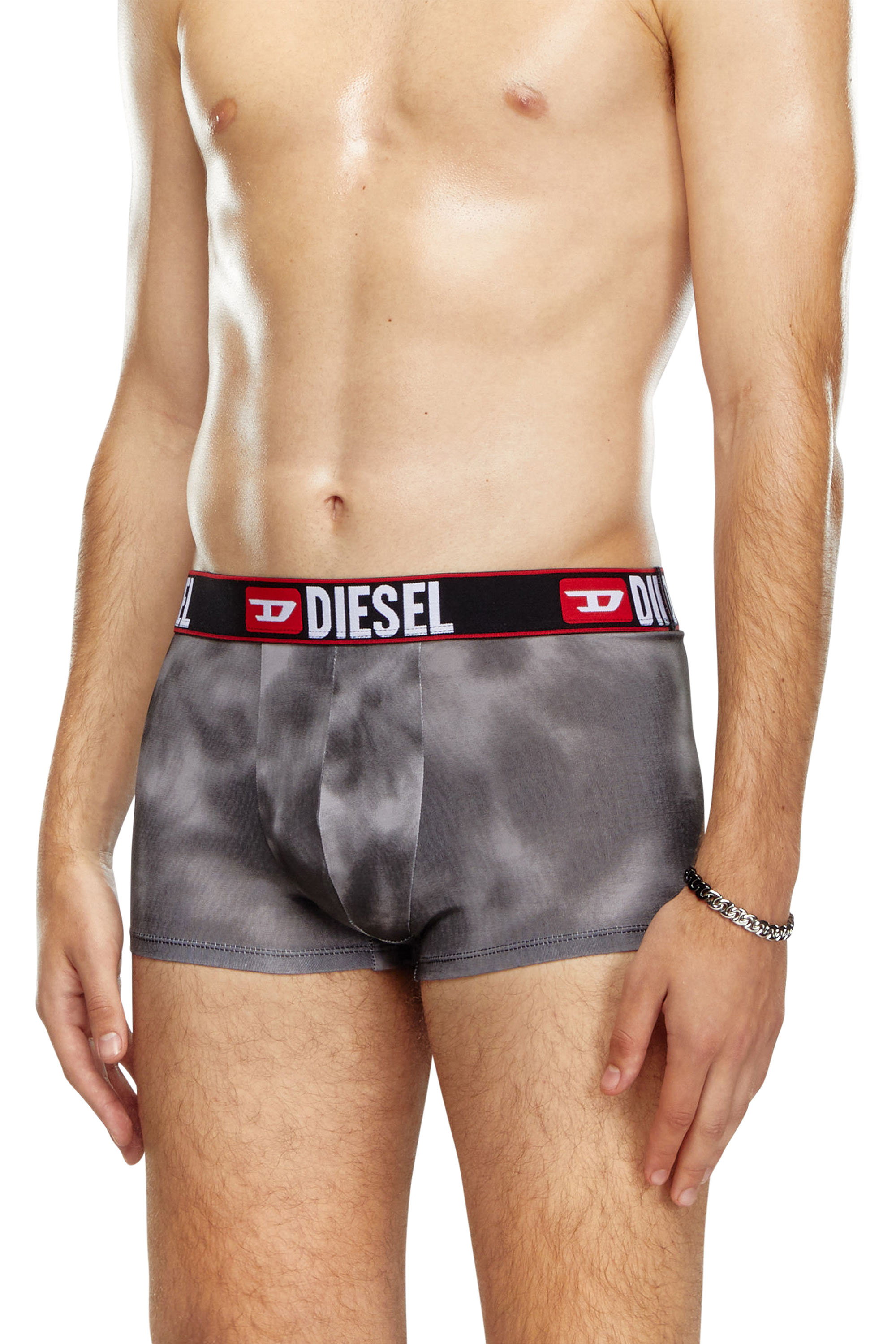 Diesel - UMBX-DAMIEN, Herren Retropants mit Wolken-Print in Schwarz - 2