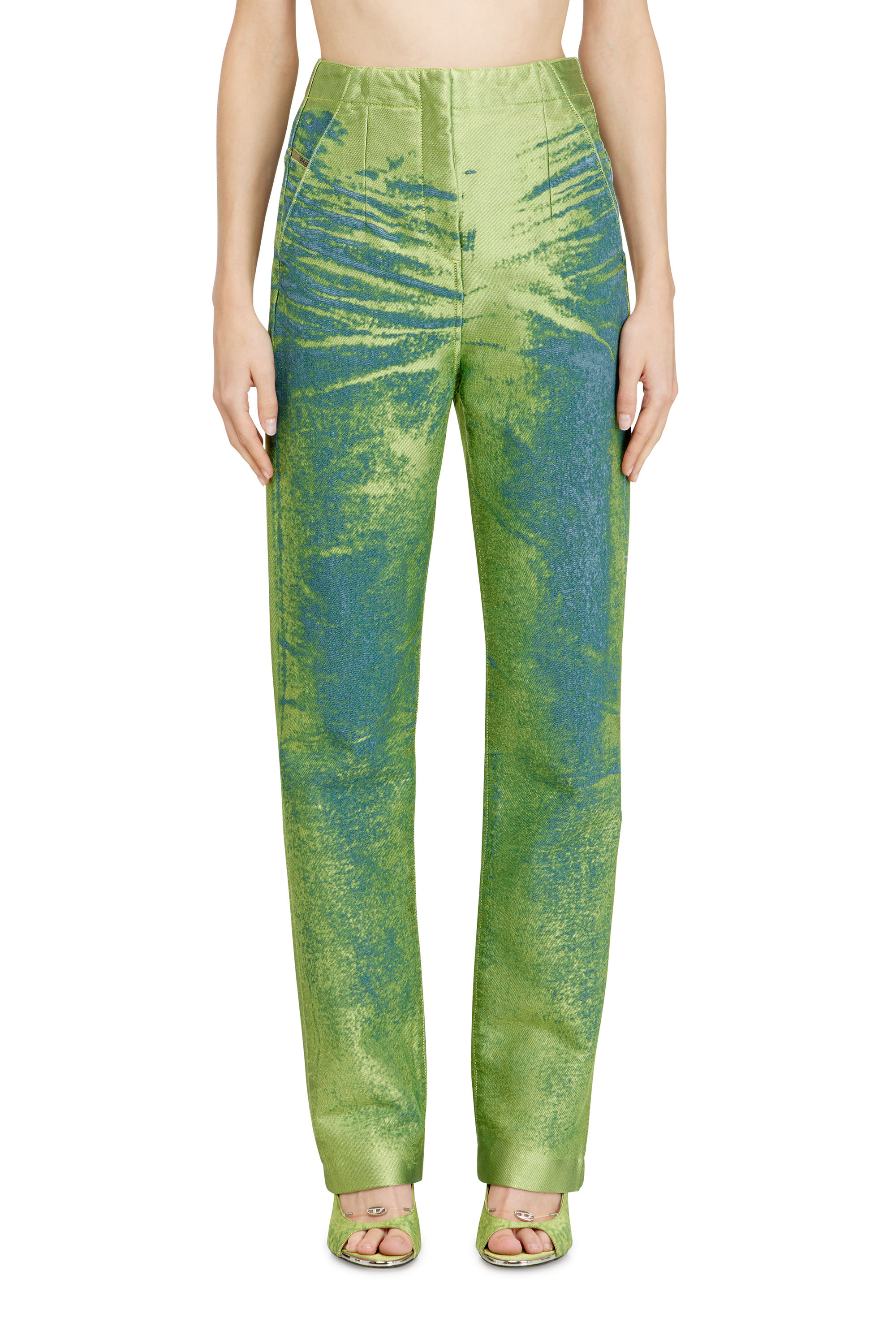 Diesel - Slim Jeans D-DRELIAN 0EFDK Femme, Vert - Image 1