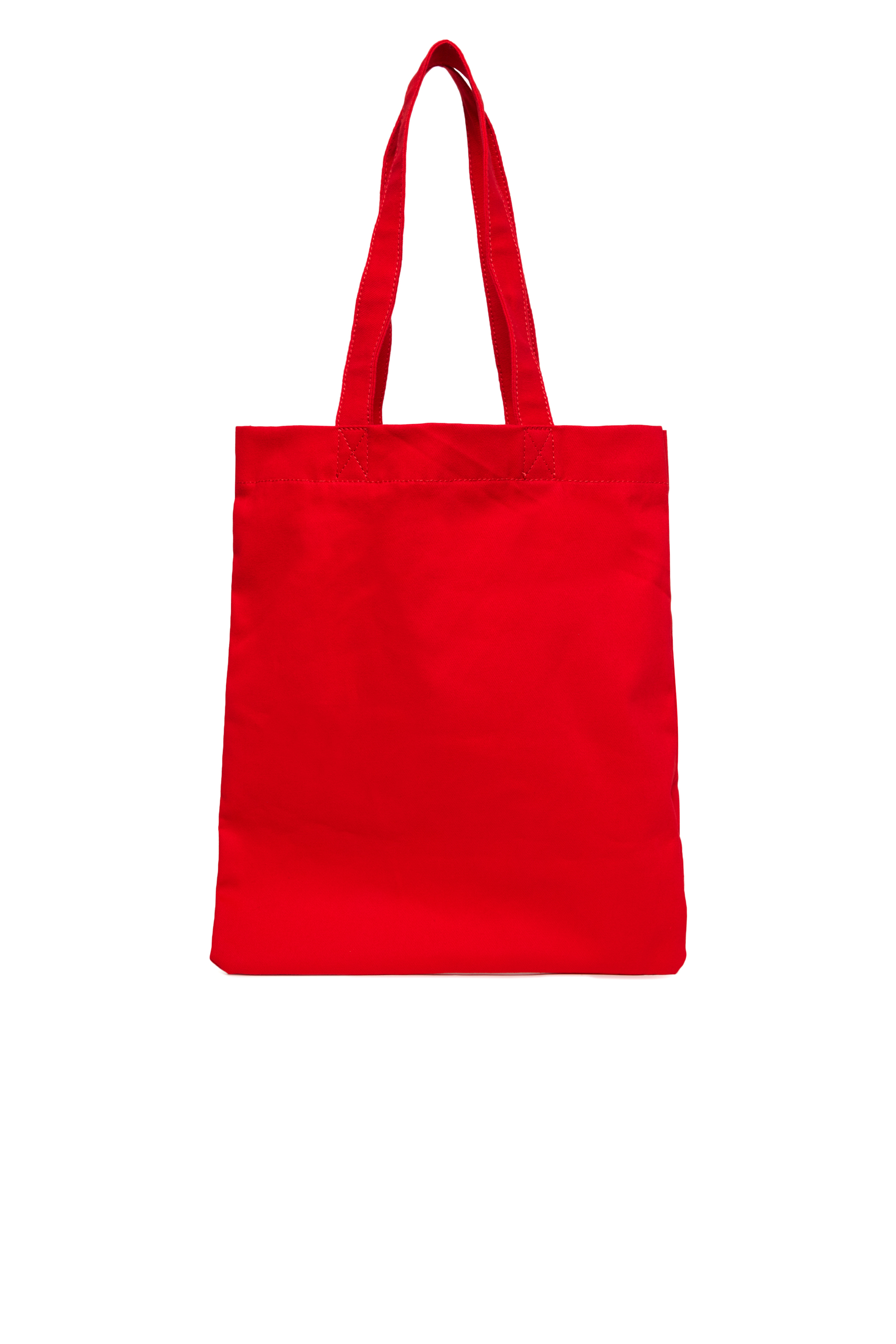 Diesel - WRELD, WRELD-Sac en toile avec imprim&eacute; maxi logo Femme in Rouge - 2