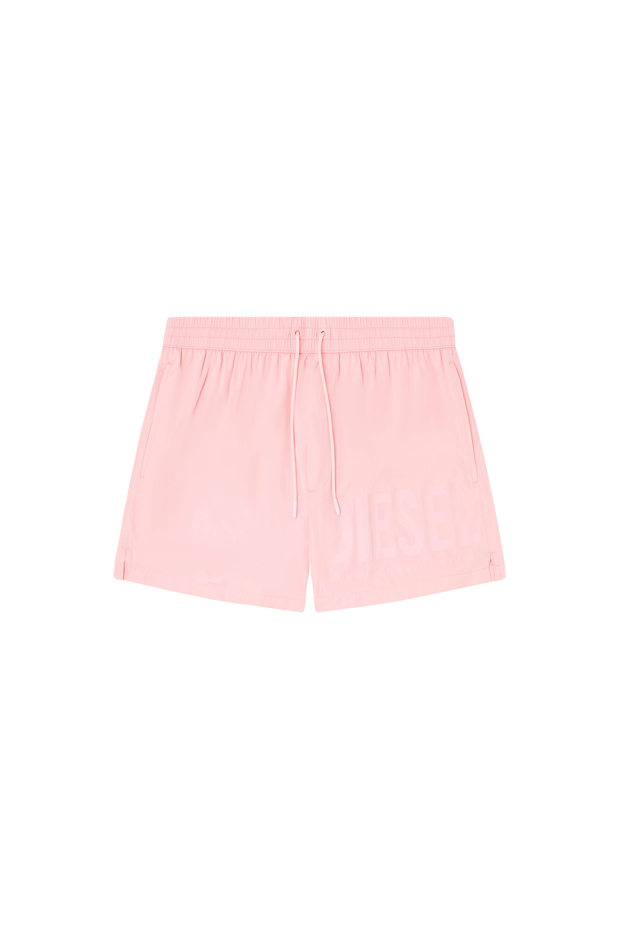 Diesel - MARIO-34-D-CORE, Herren Badeshorts mit Logo-Print in Rosa - 4