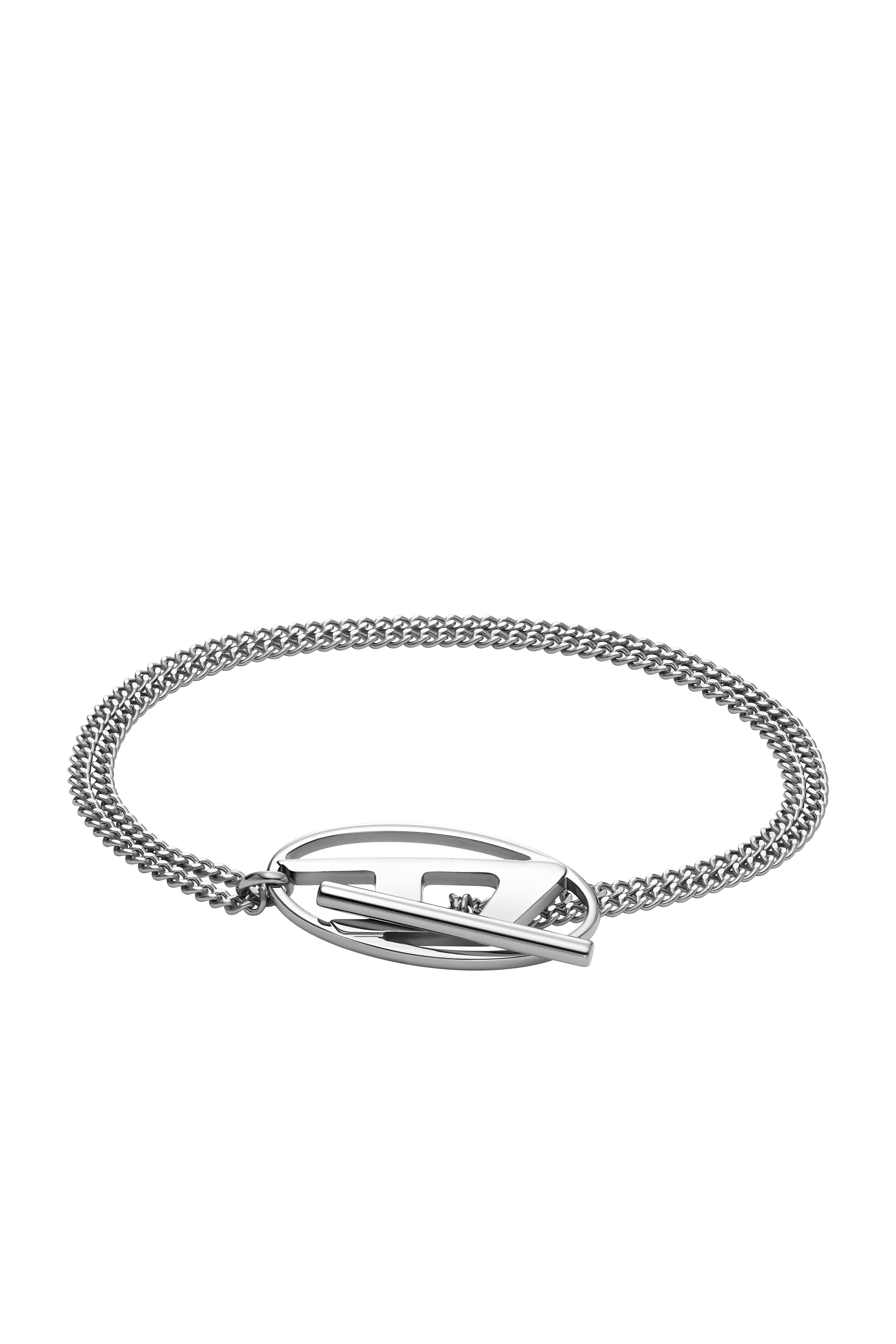 Diesel - DX1535040, Bracciale a catena in acciaio inossidabile Unisex in Argento - 1