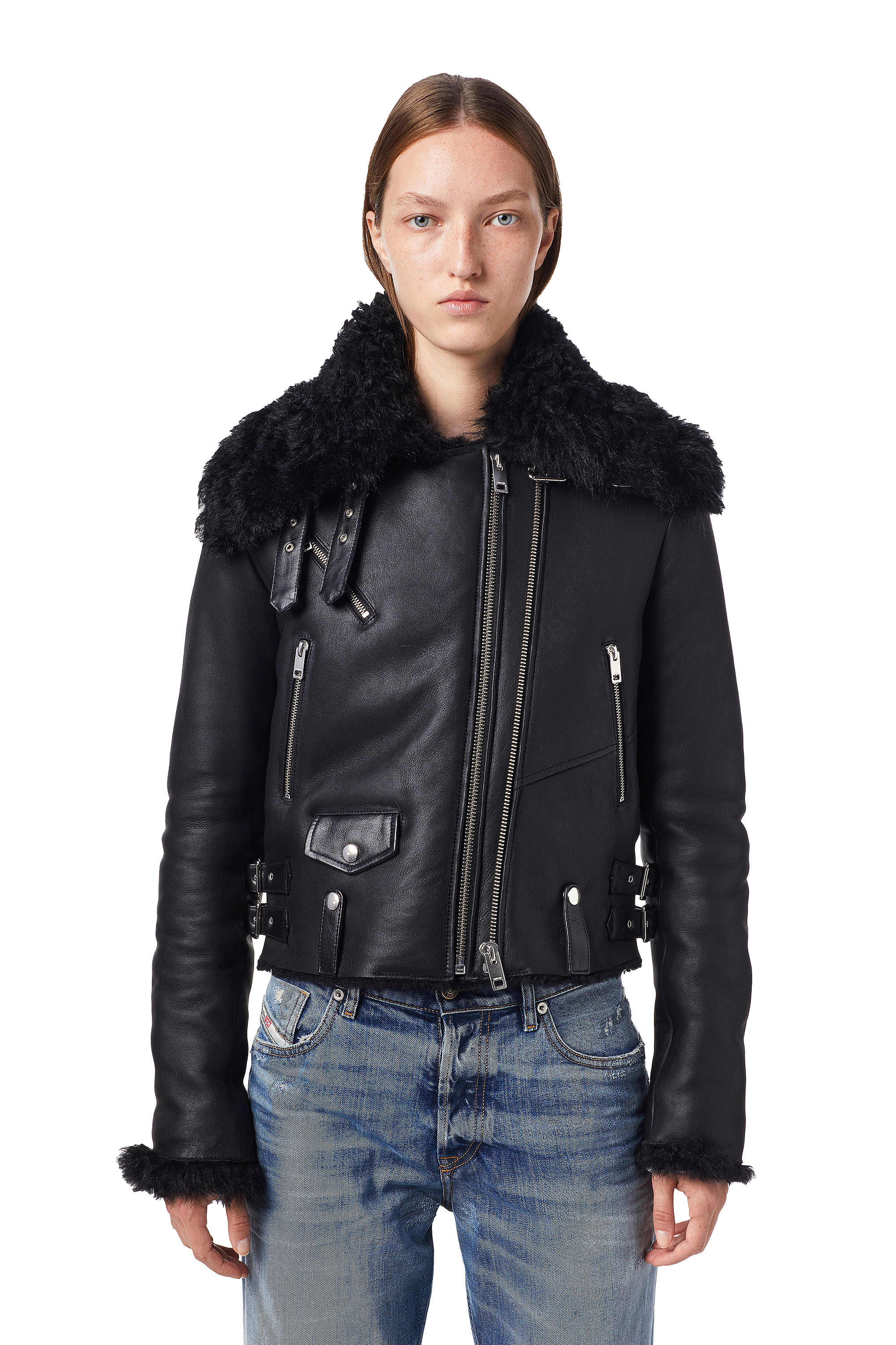 L-MARGOT, Noir - Vestes de cuir