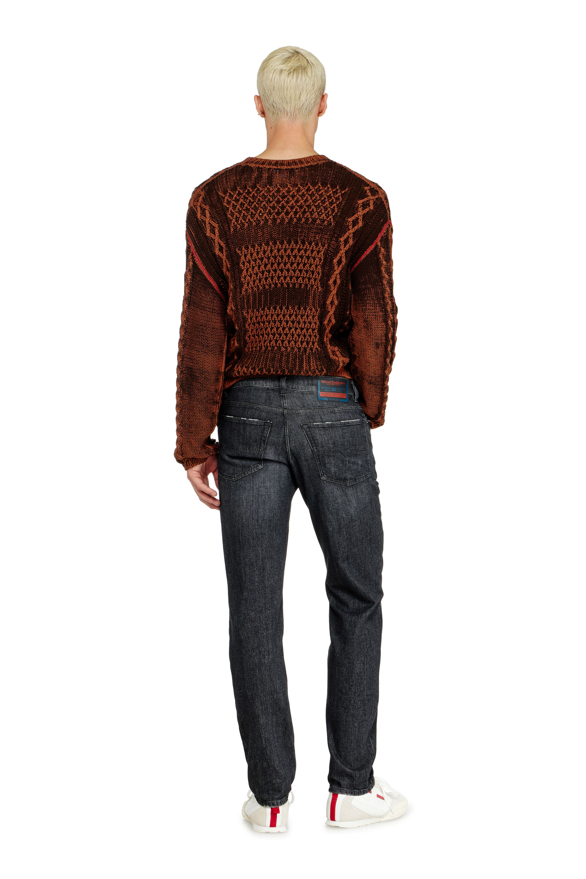 Diesel - Herren Regular Jeans 2023 D-Finitive 09P79, Schwarz/Dunkelgrau - 3
