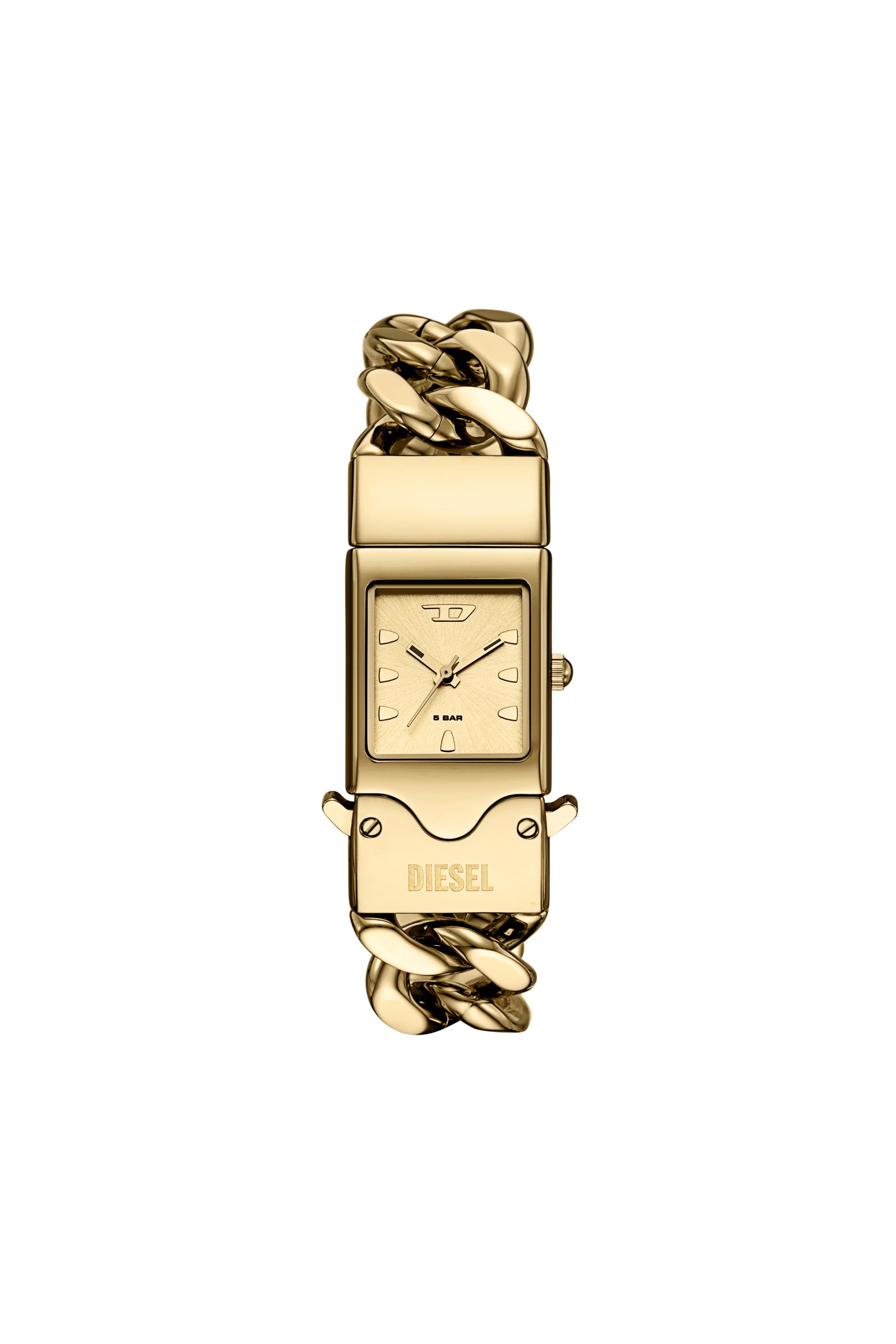 Diesel - DZ2235 WATCH, Herren Closer Drei aus goldfarbenem Edelstahl in Gold - 1