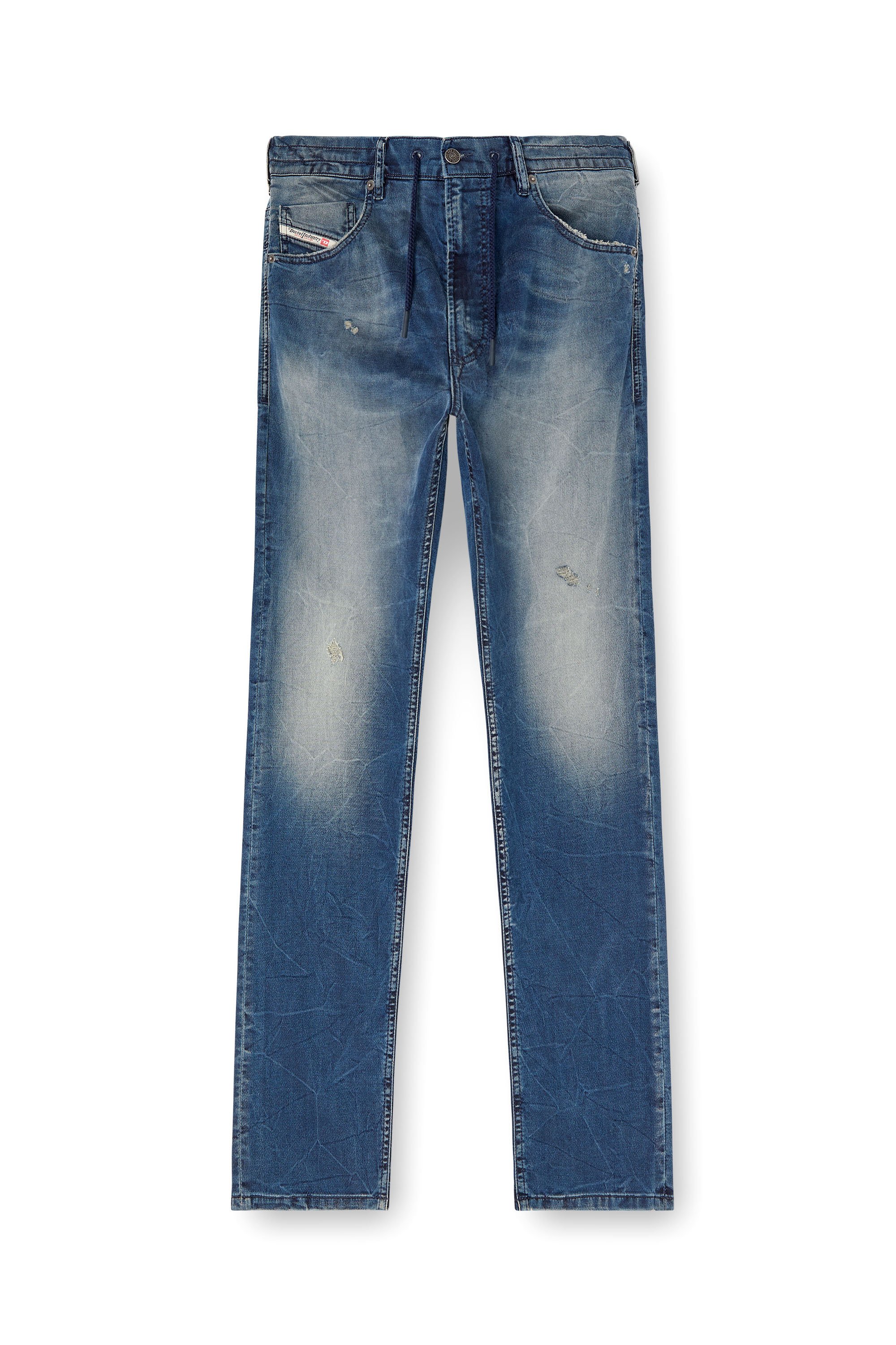 Diesel - Regular 2030 D-Krooley Joggjeans® 068PI Uomo, Blu medio - Image 3