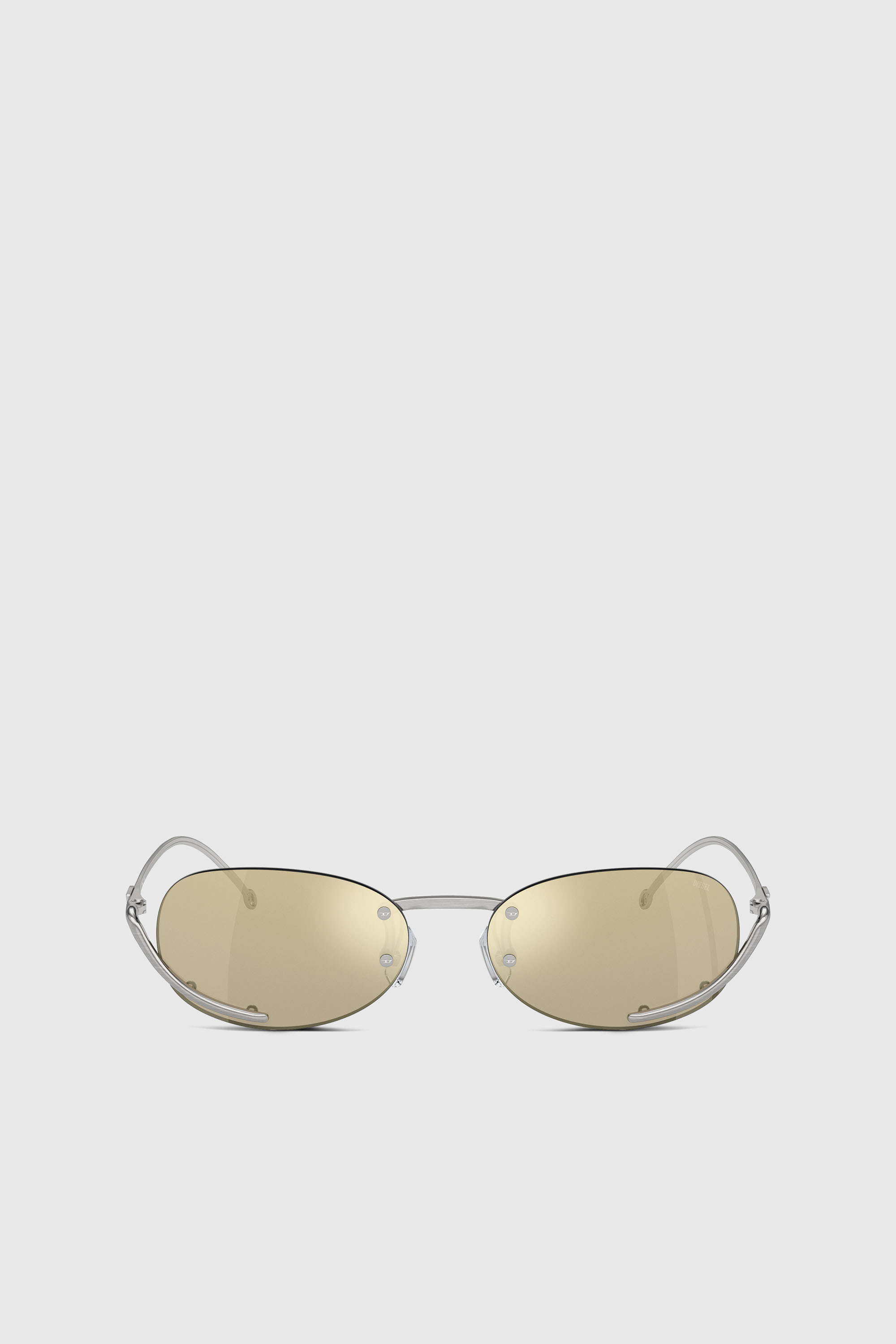 Diesel - 0DL1004, Unisex Ovaler Modell Brille in Gelb - 1